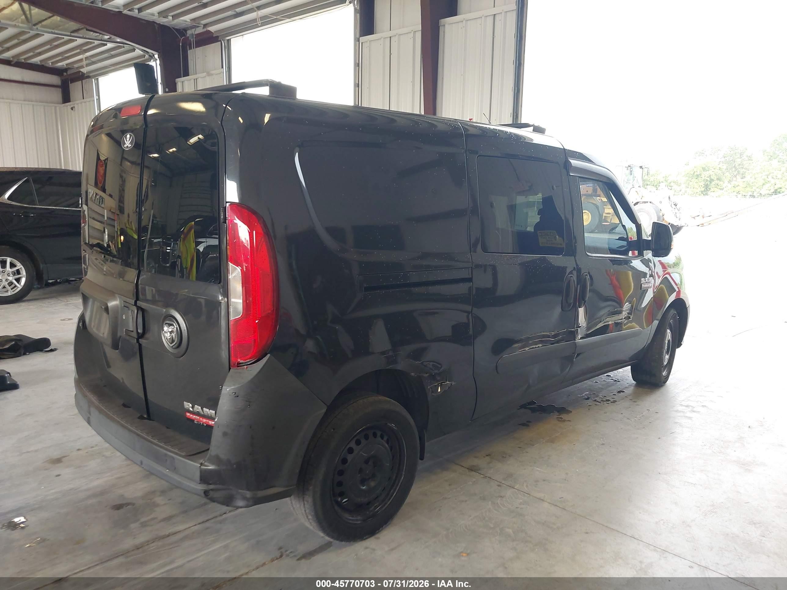 2015 Ram Promaster City Tradesman Black vin: ZFBERFAT0F6A81598