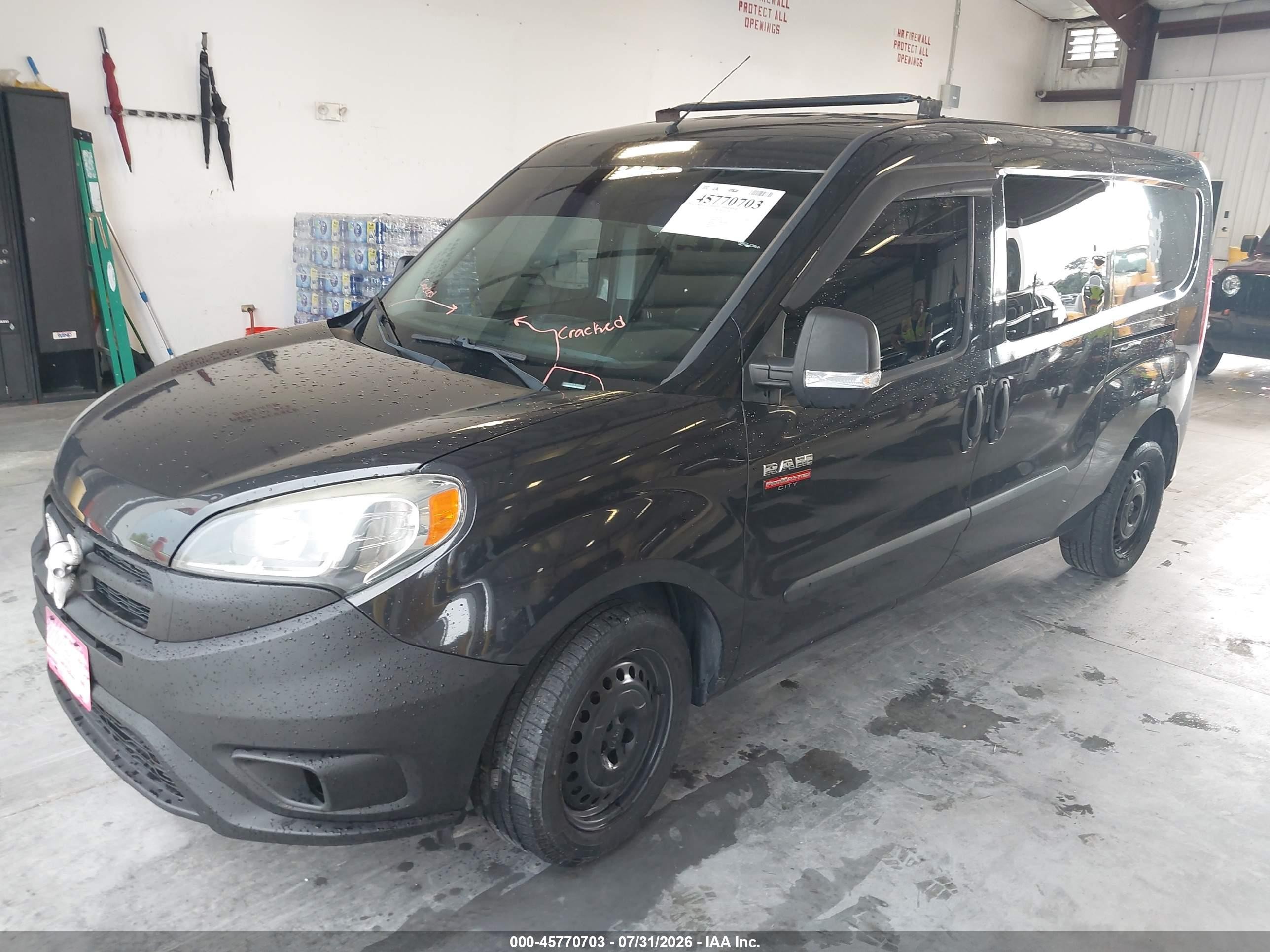 2015 Ram Promaster City Tradesman Black vin: ZFBERFAT0F6A81598
