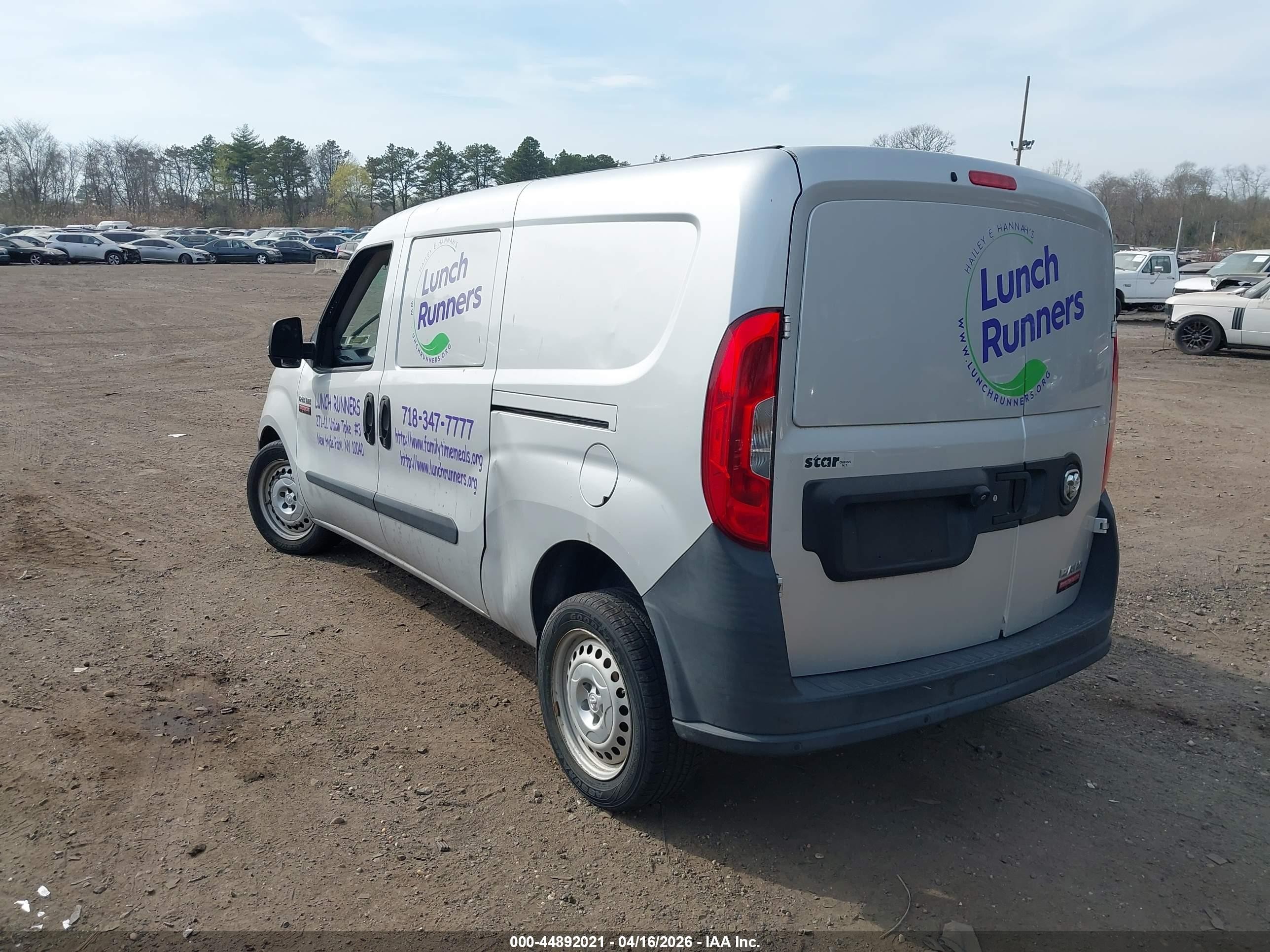2015 Ram Promaster City Tradesman Silver vin: ZFBERFAT1F6A66415