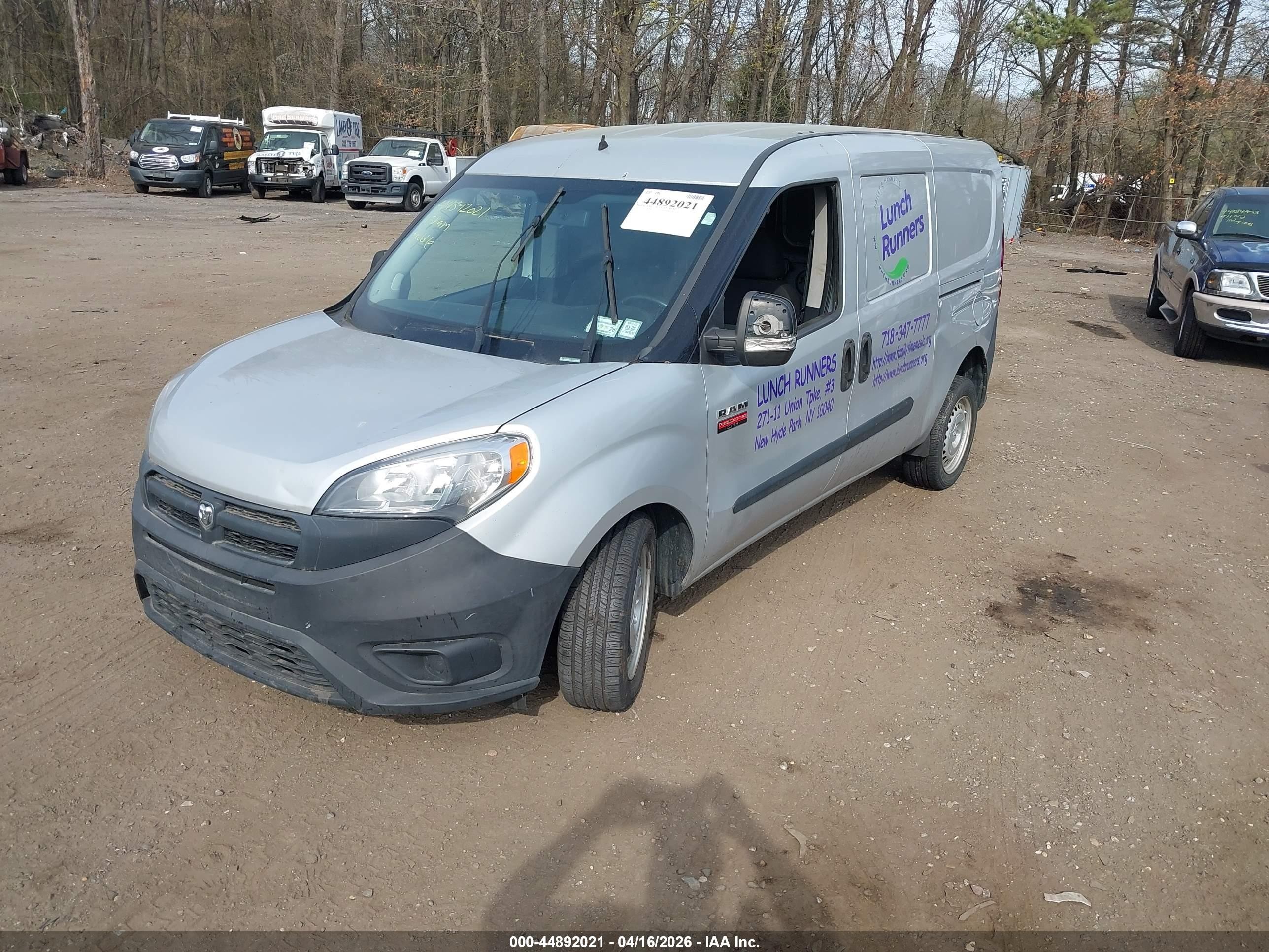 2015 Ram Promaster City Tradesman Silver vin: ZFBERFAT1F6A66415
