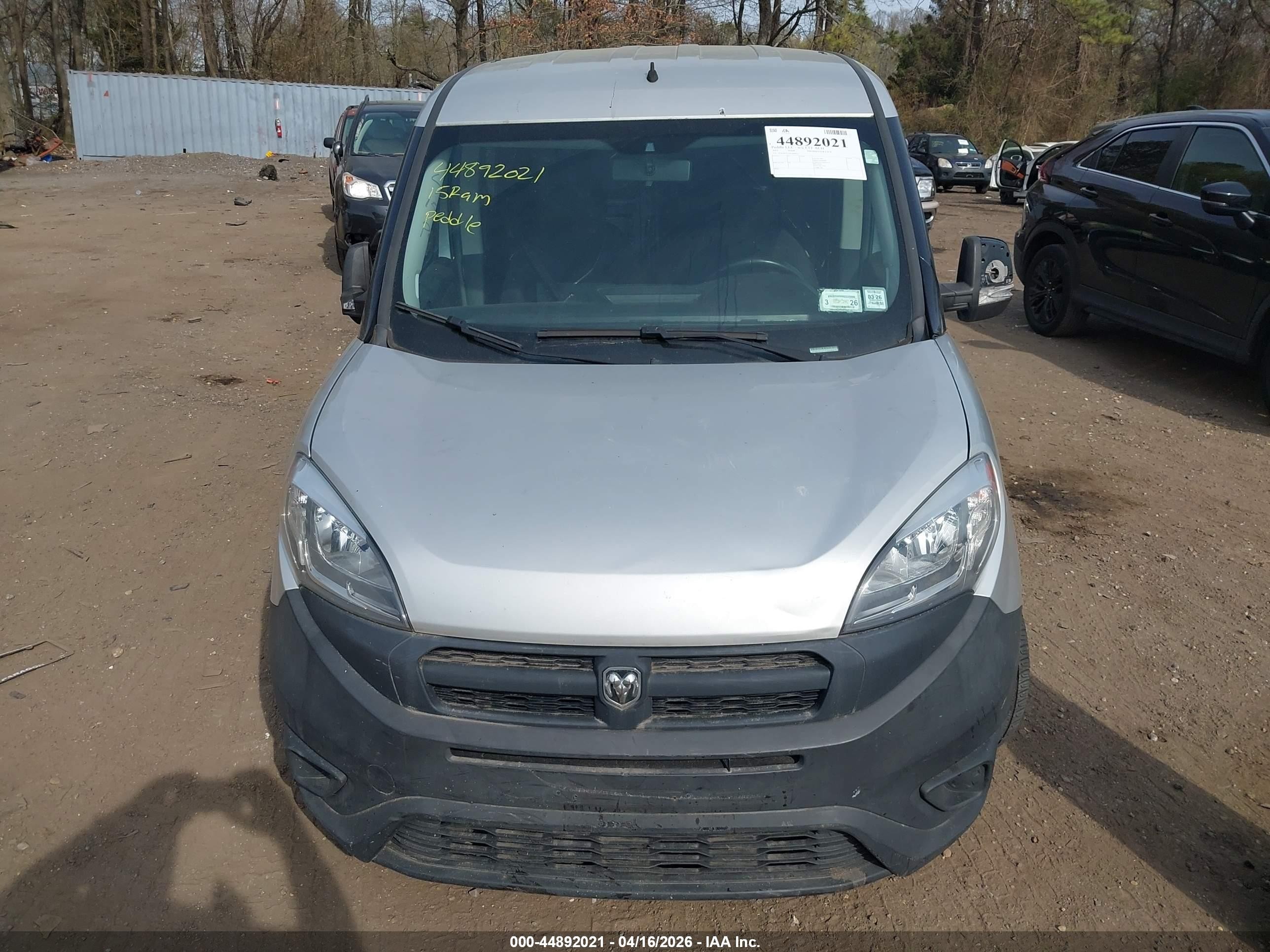 2015 Ram Promaster City Tradesman Silver vin: ZFBERFAT1F6A66415