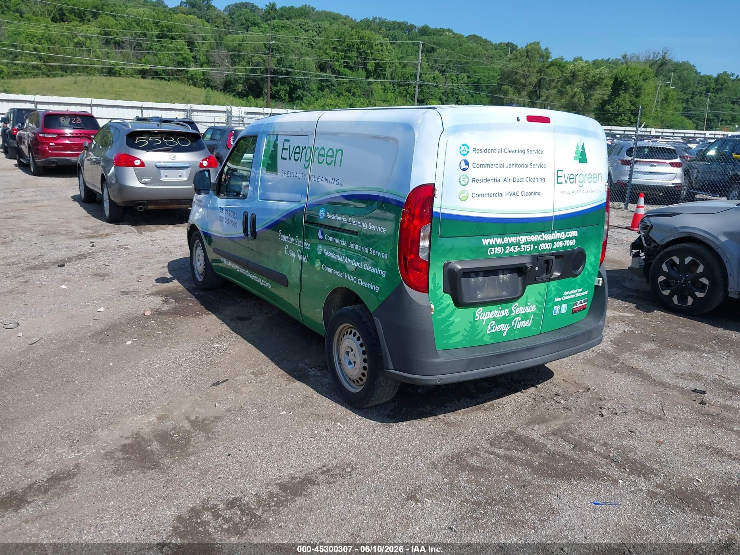 2015 Ram Promaster City Tradesman Синий vin: ZFBERFAT2F6198211