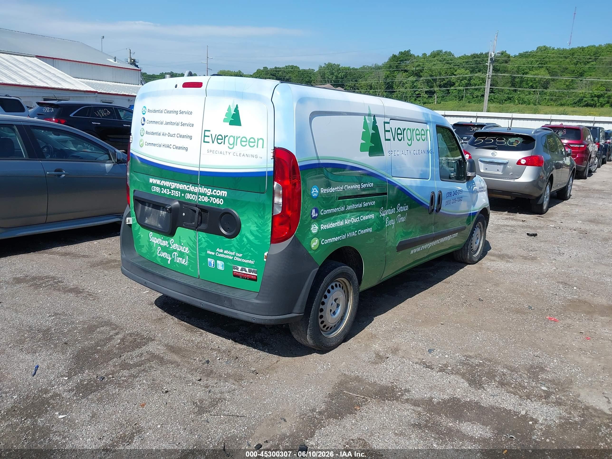 2015 Ram Promaster City Tradesman Синий vin: ZFBERFAT2F6198211