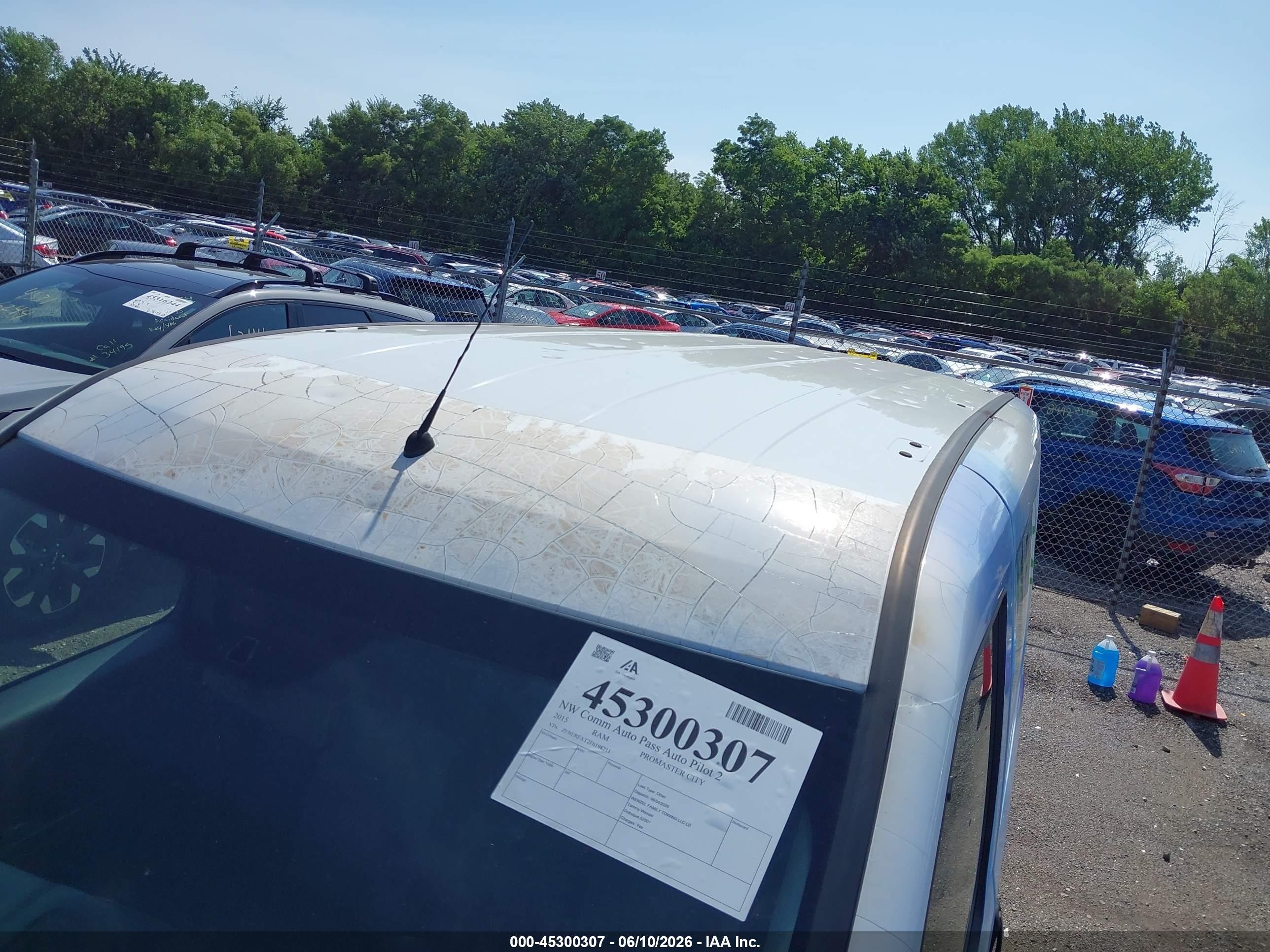 2015 Ram Promaster City Tradesman Синий vin: ZFBERFAT2F6198211