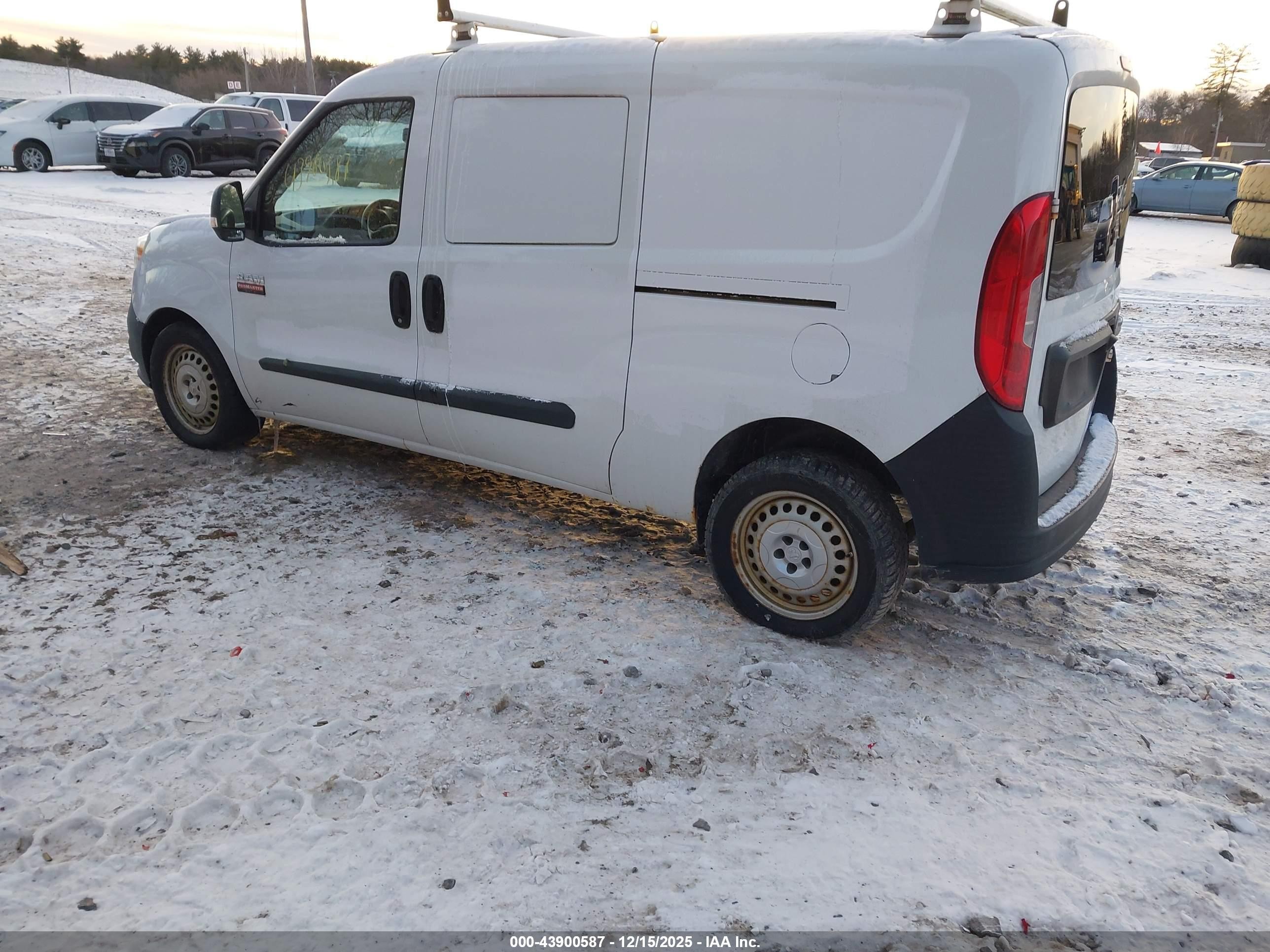 2015 Ram Promaster City Tradesman White vin: ZFBERFAT2F6976796