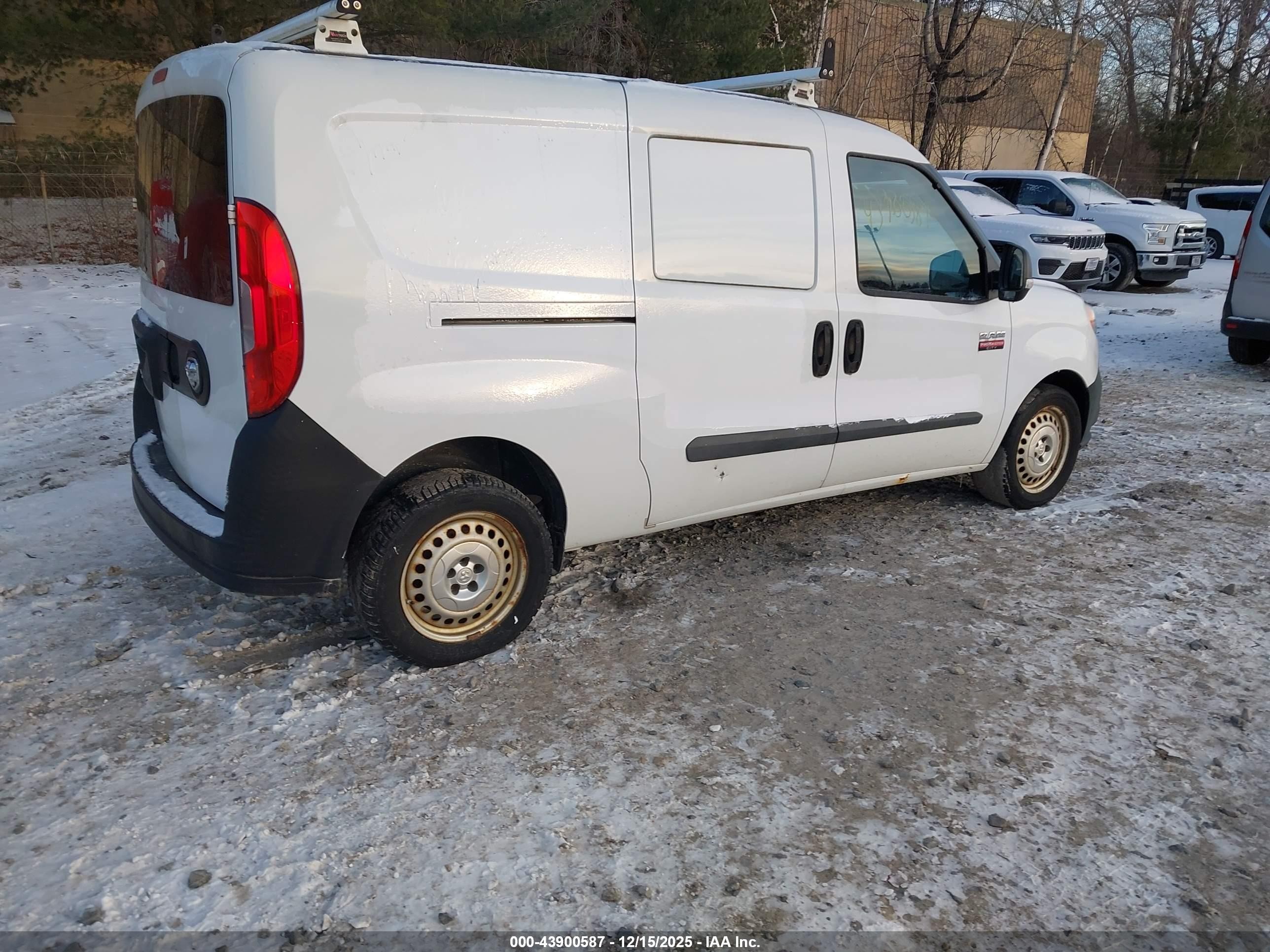 2015 Ram Promaster City Tradesman White vin: ZFBERFAT2F6976796