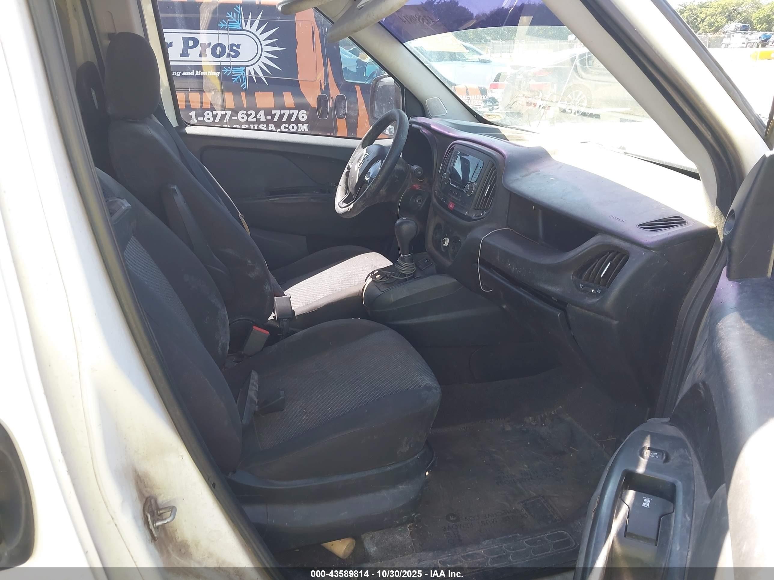 2015 Ram Promaster City Tradesman White vin: ZFBERFAT4F6A22294