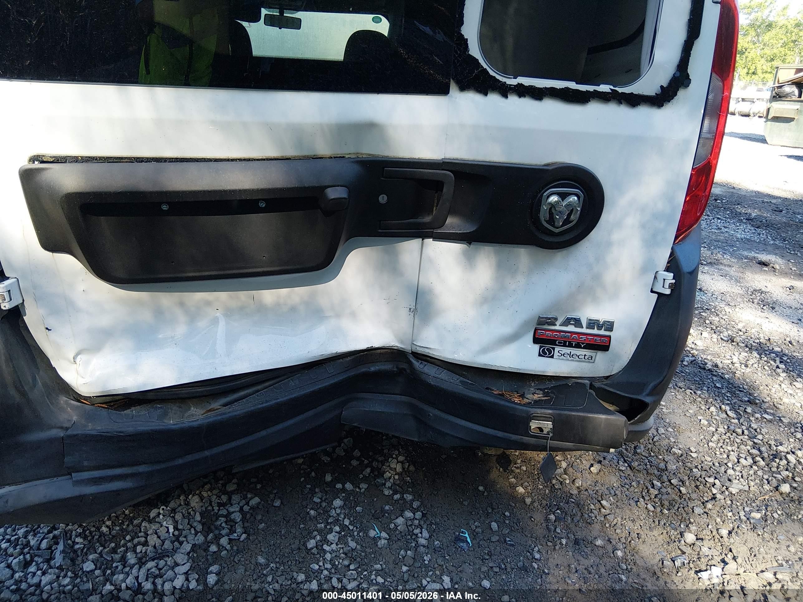 2015 Ram Promaster City Tradesman White vin: ZFBERFAT5F6979188