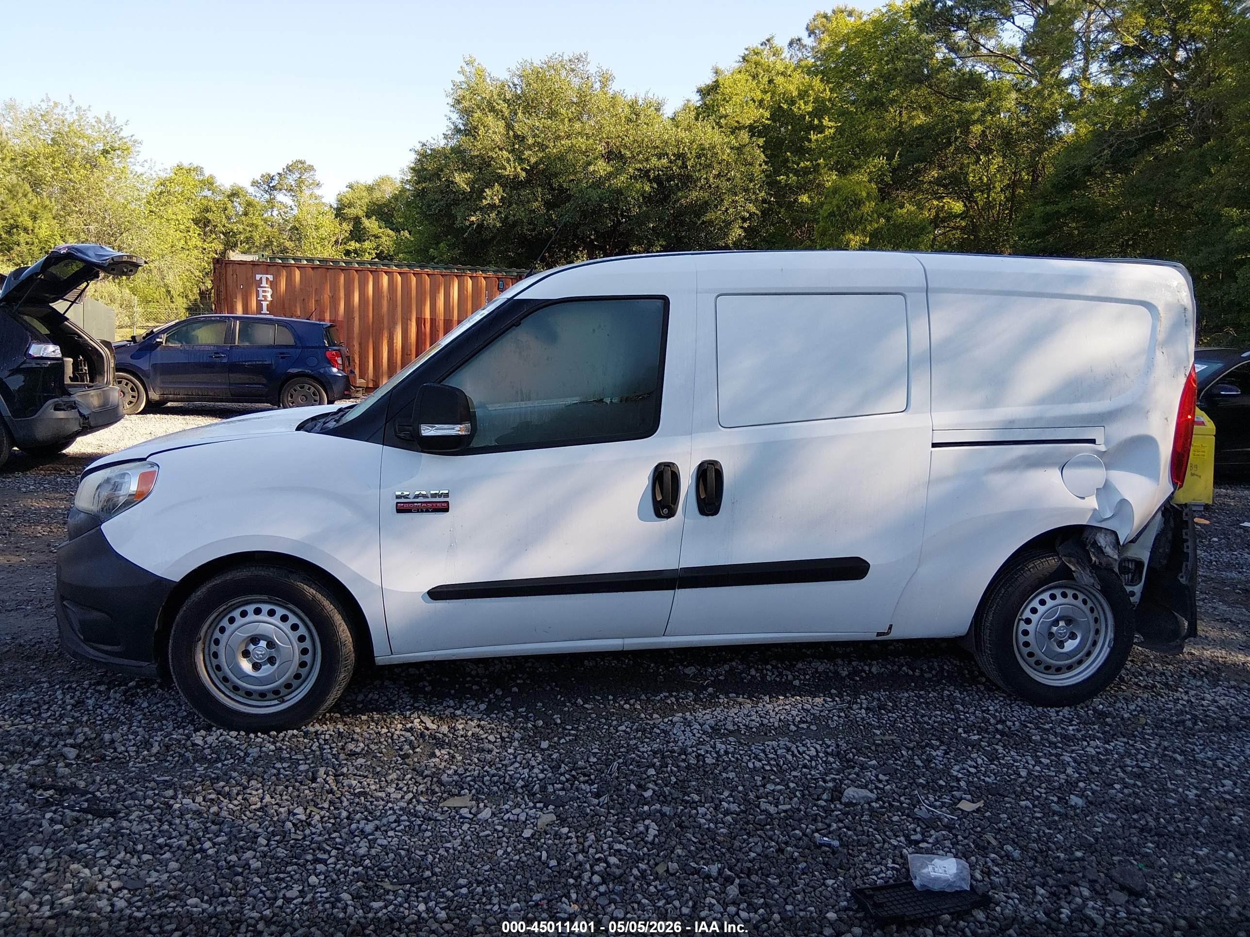 2015 Ram Promaster City Tradesman White vin: ZFBERFAT5F6979188