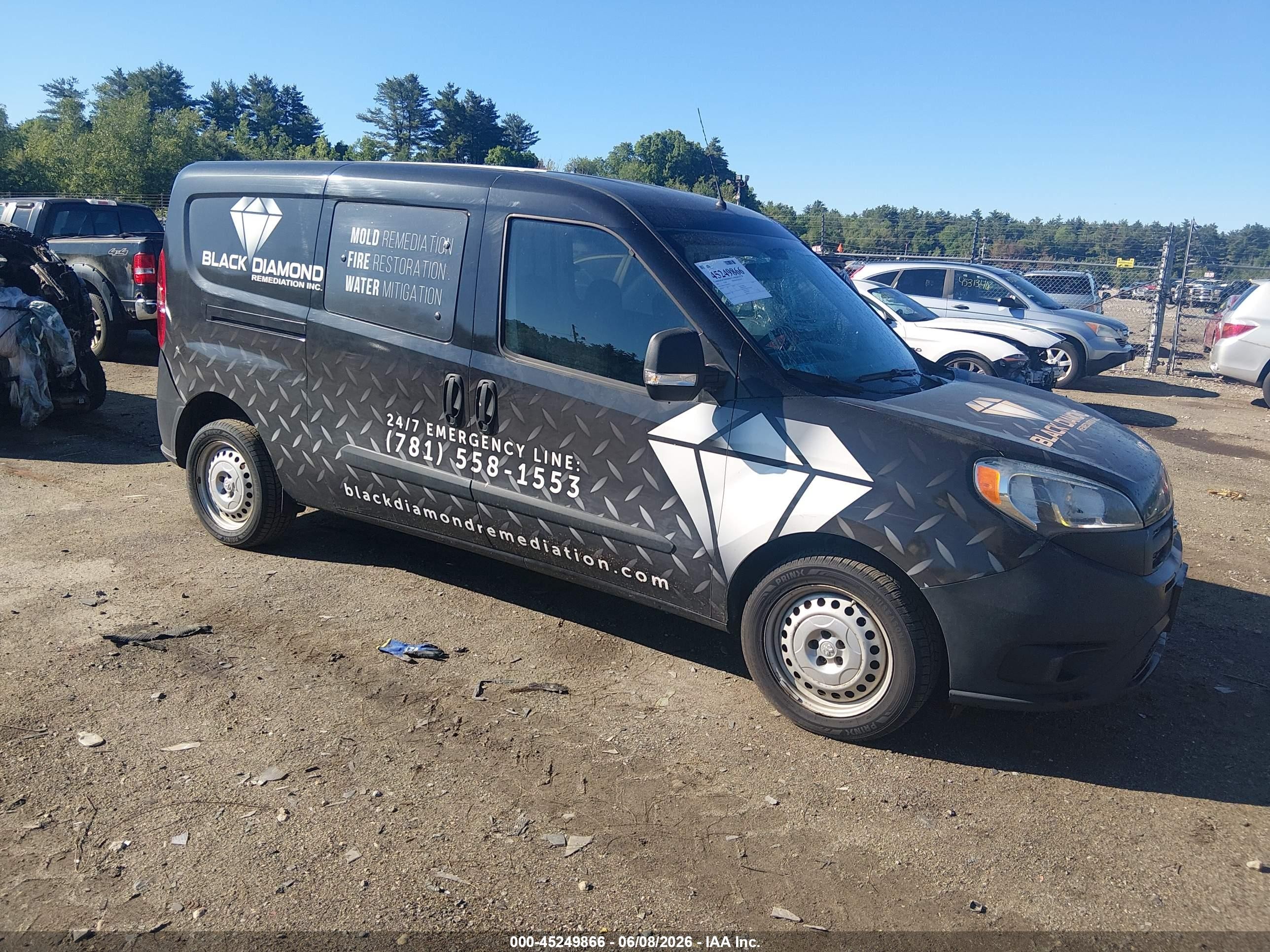 2015 Ram Promaster City Tradesman Белый vin: ZFBERFAT5F6A78745