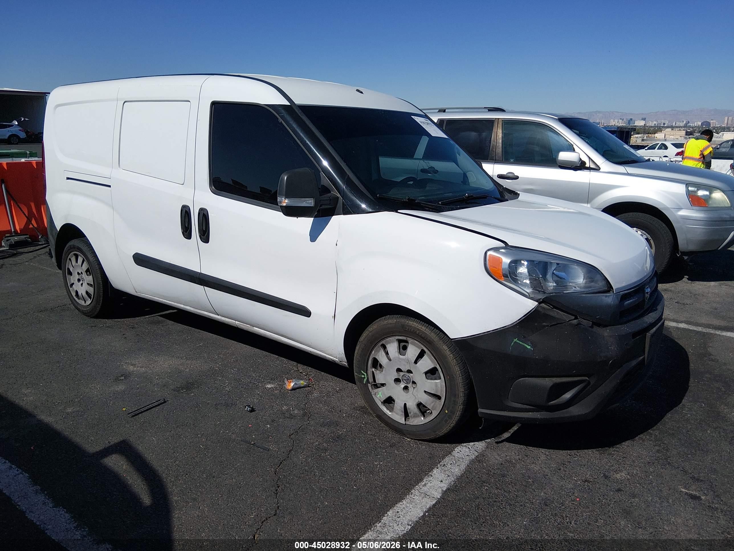 2015 Ram Promaster City Tradesman White vin: ZFBERFAT6F6A41767