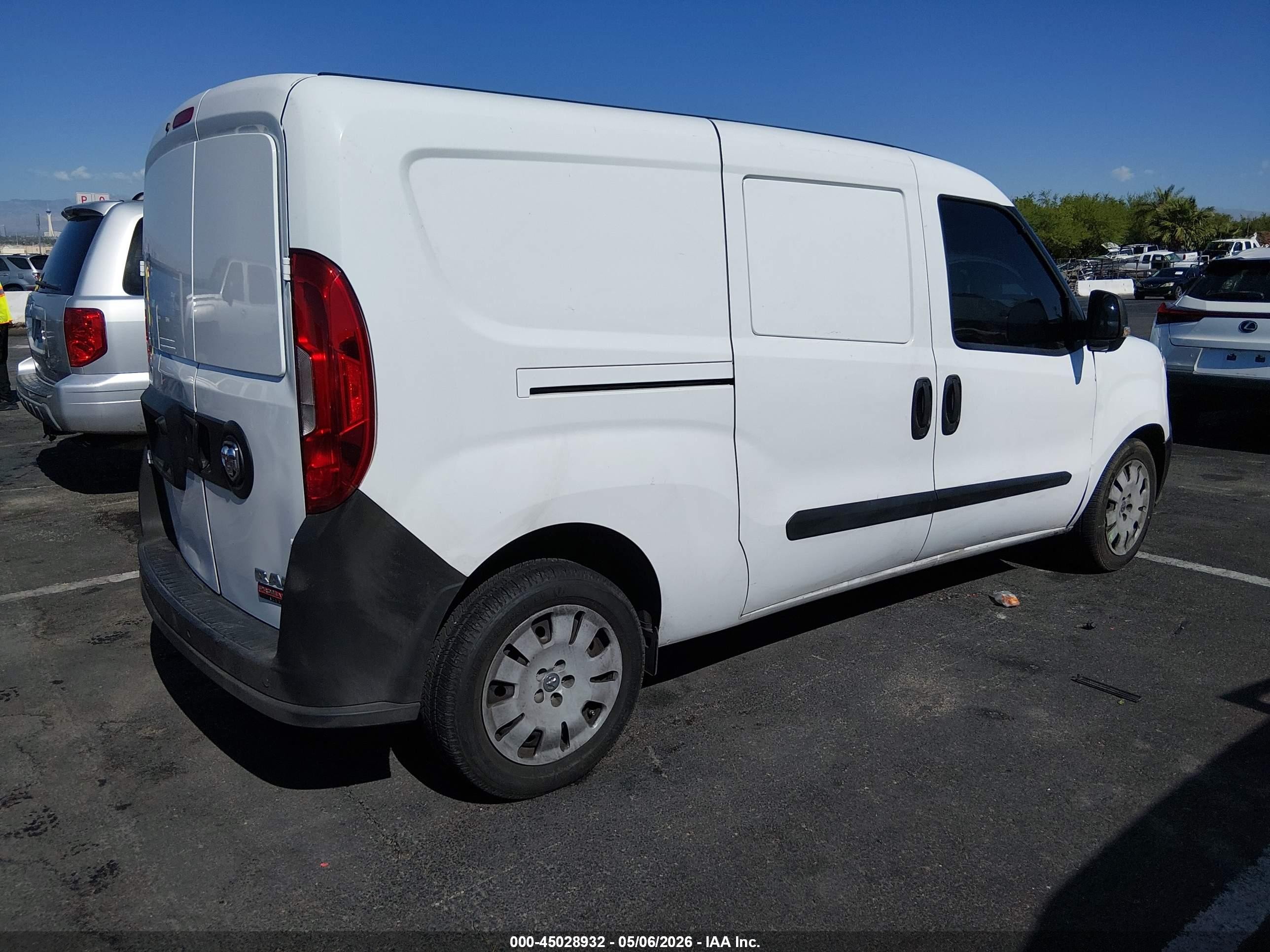 2015 Ram Promaster City Tradesman White vin: ZFBERFAT6F6A41767