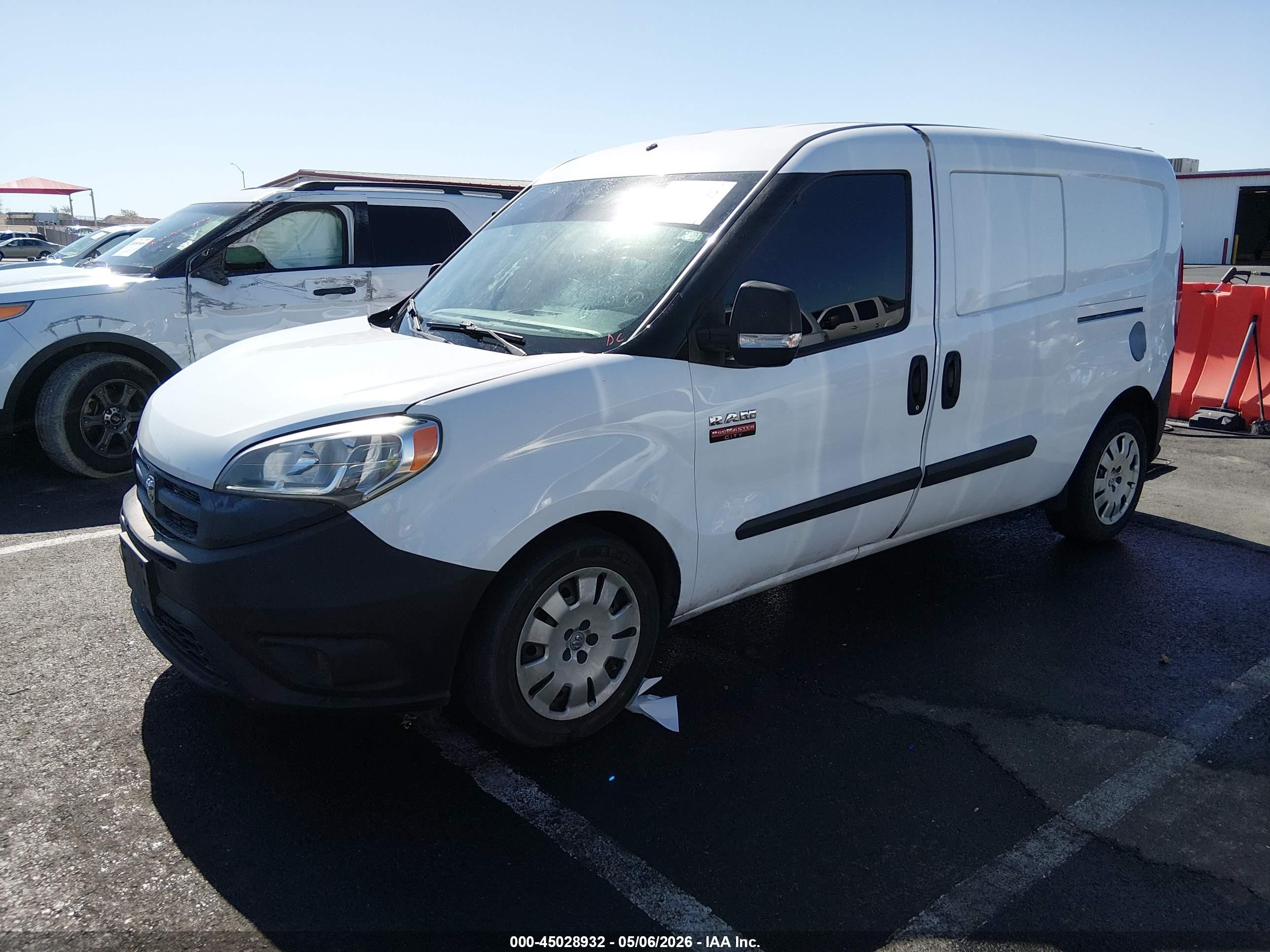 2015 Ram Promaster City Tradesman White vin: ZFBERFAT6F6A41767