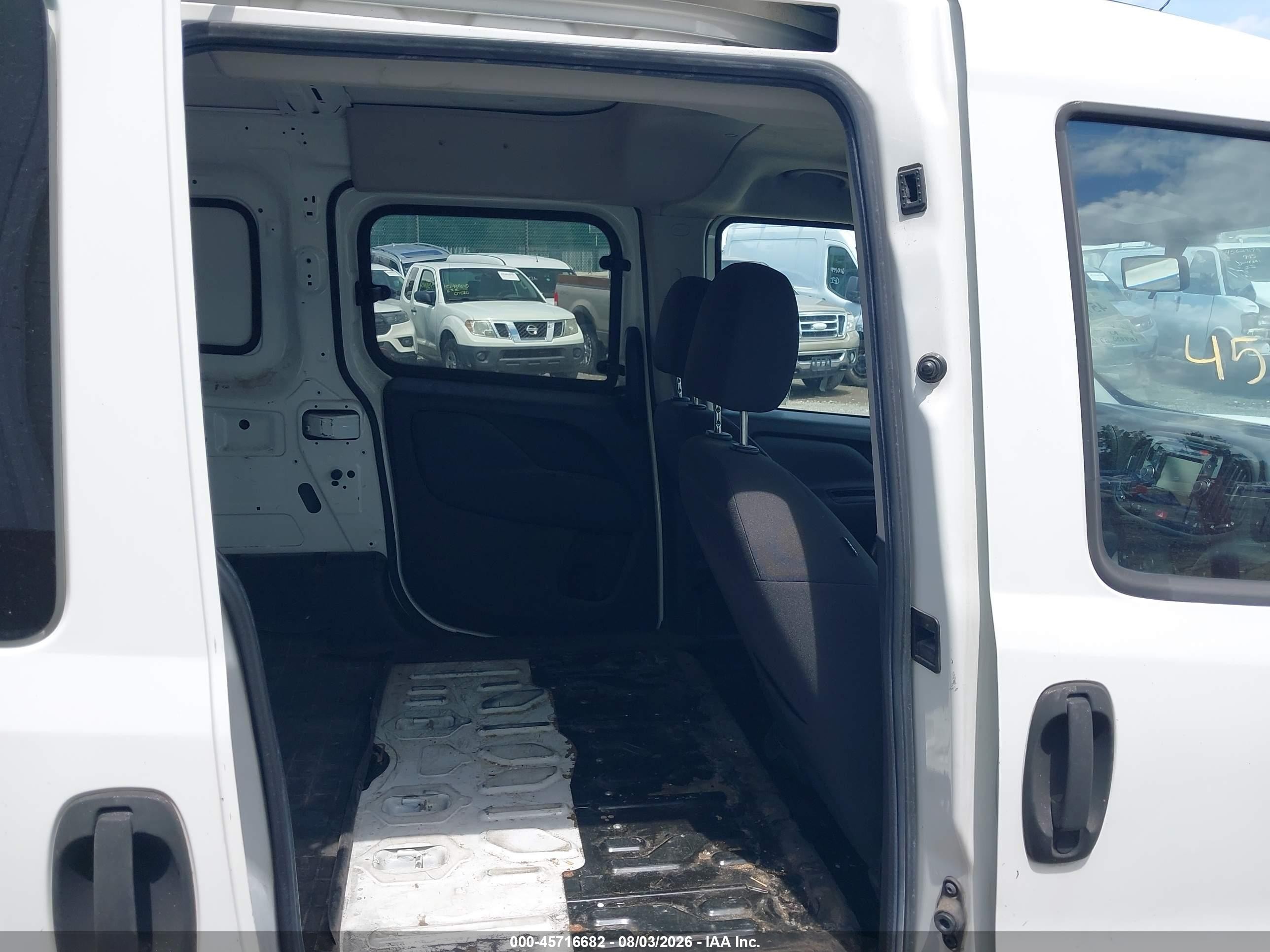 2015 Ram Promaster City Tradesman White vin: ZFBERFAT6F6A87440