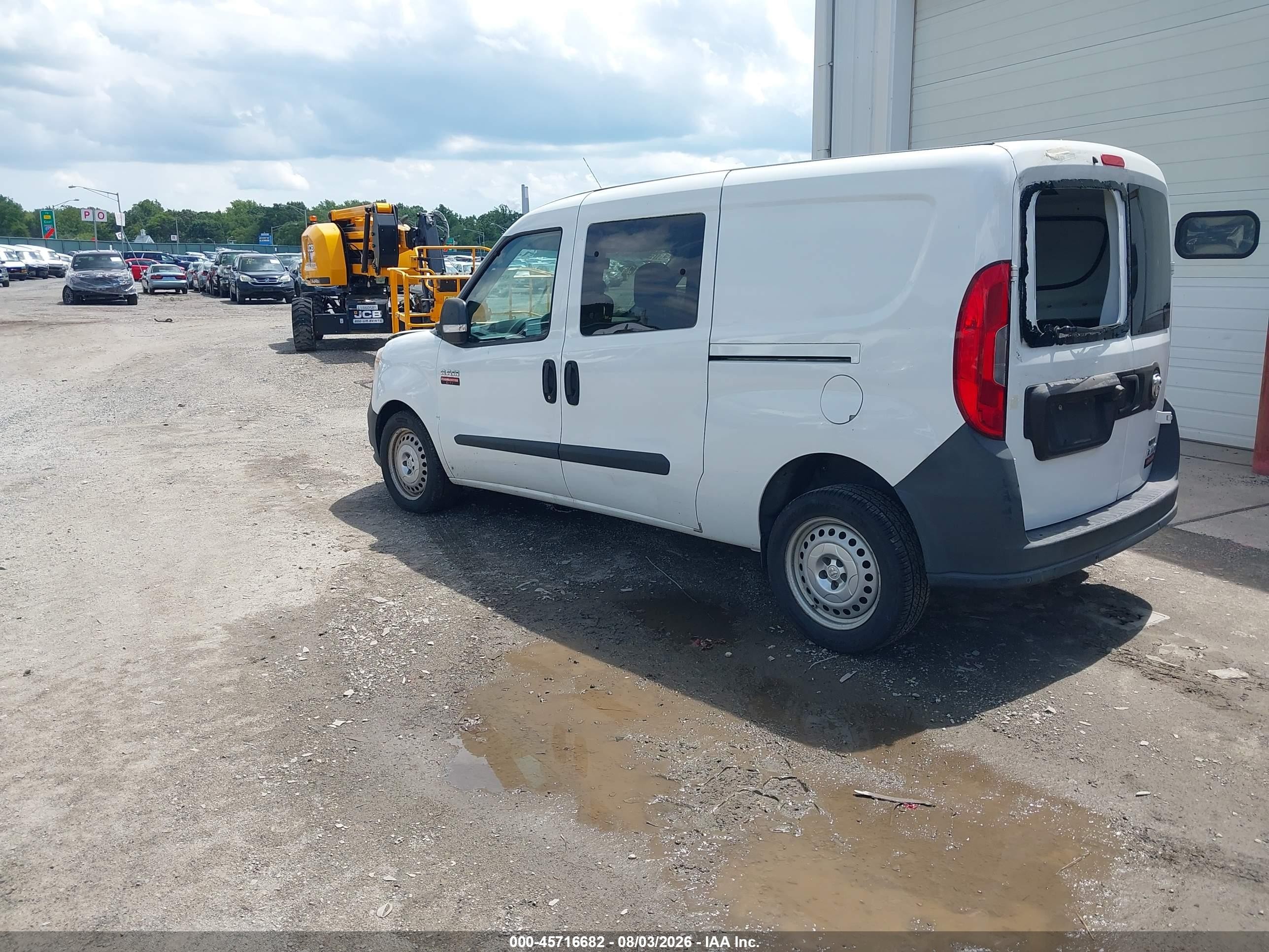 2015 Ram Promaster City Tradesman White vin: ZFBERFAT6F6A87440