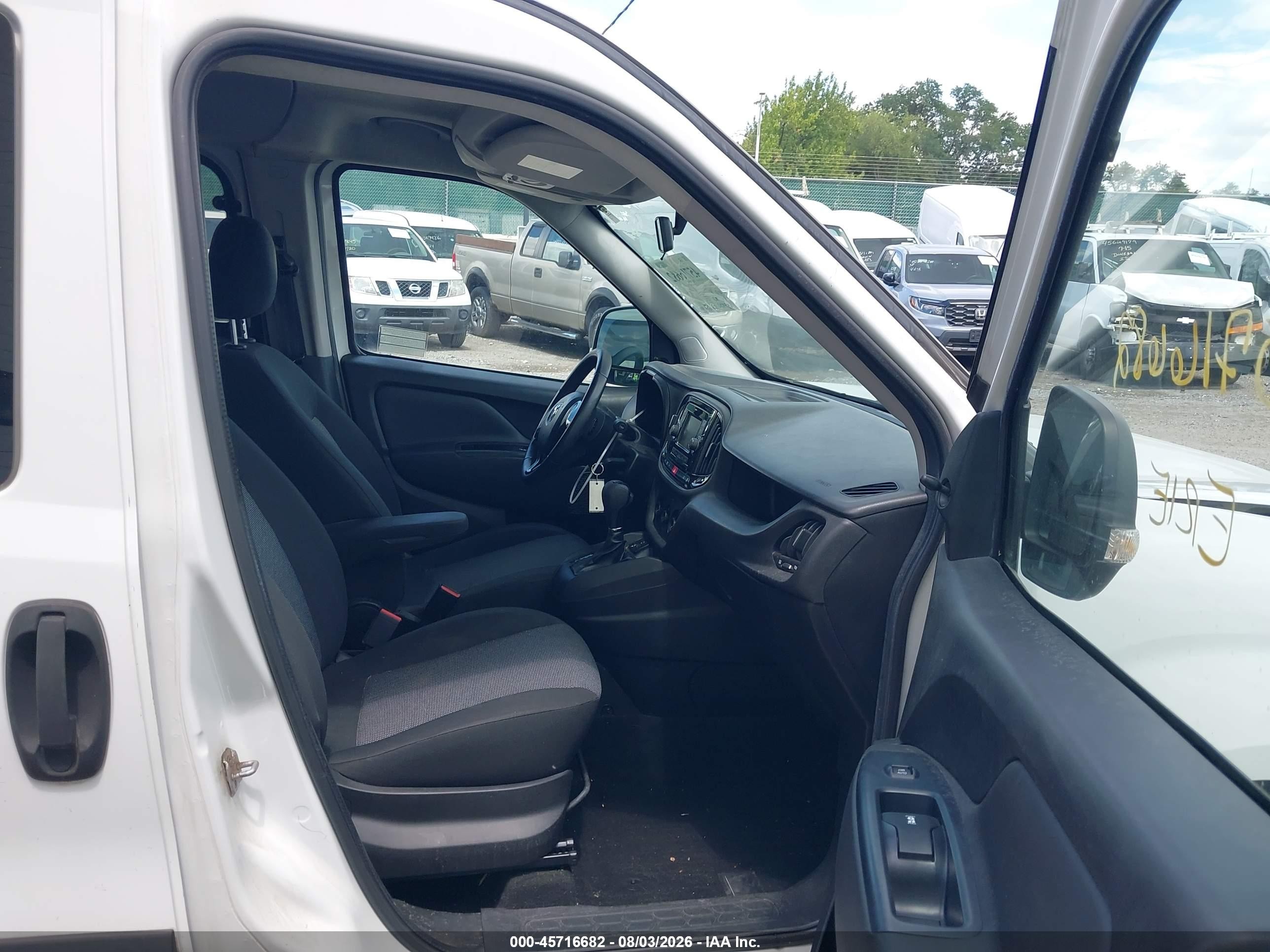 2015 Ram Promaster City Tradesman White vin: ZFBERFAT6F6A87440