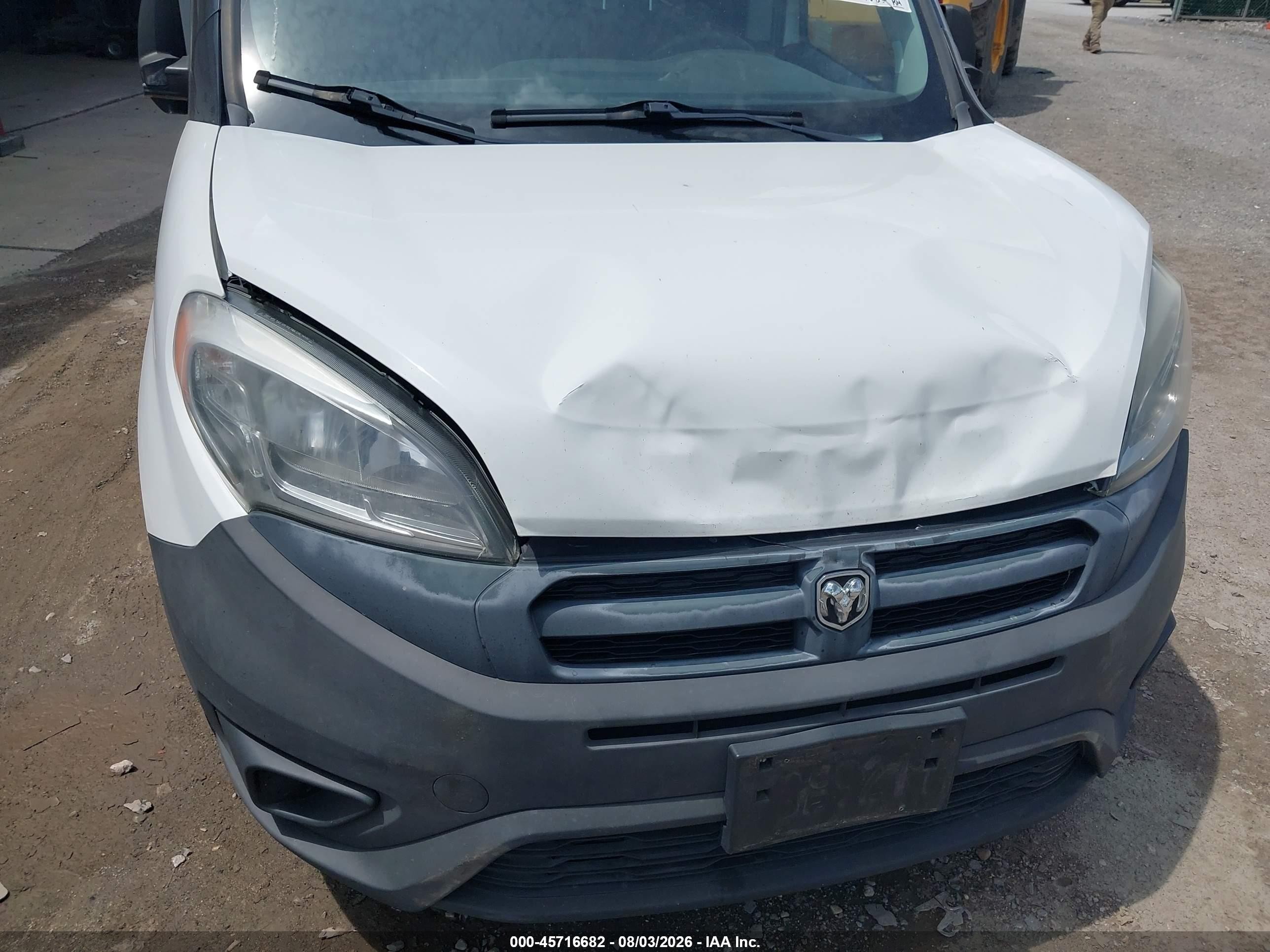 2015 Ram Promaster City Tradesman White vin: ZFBERFAT6F6A87440