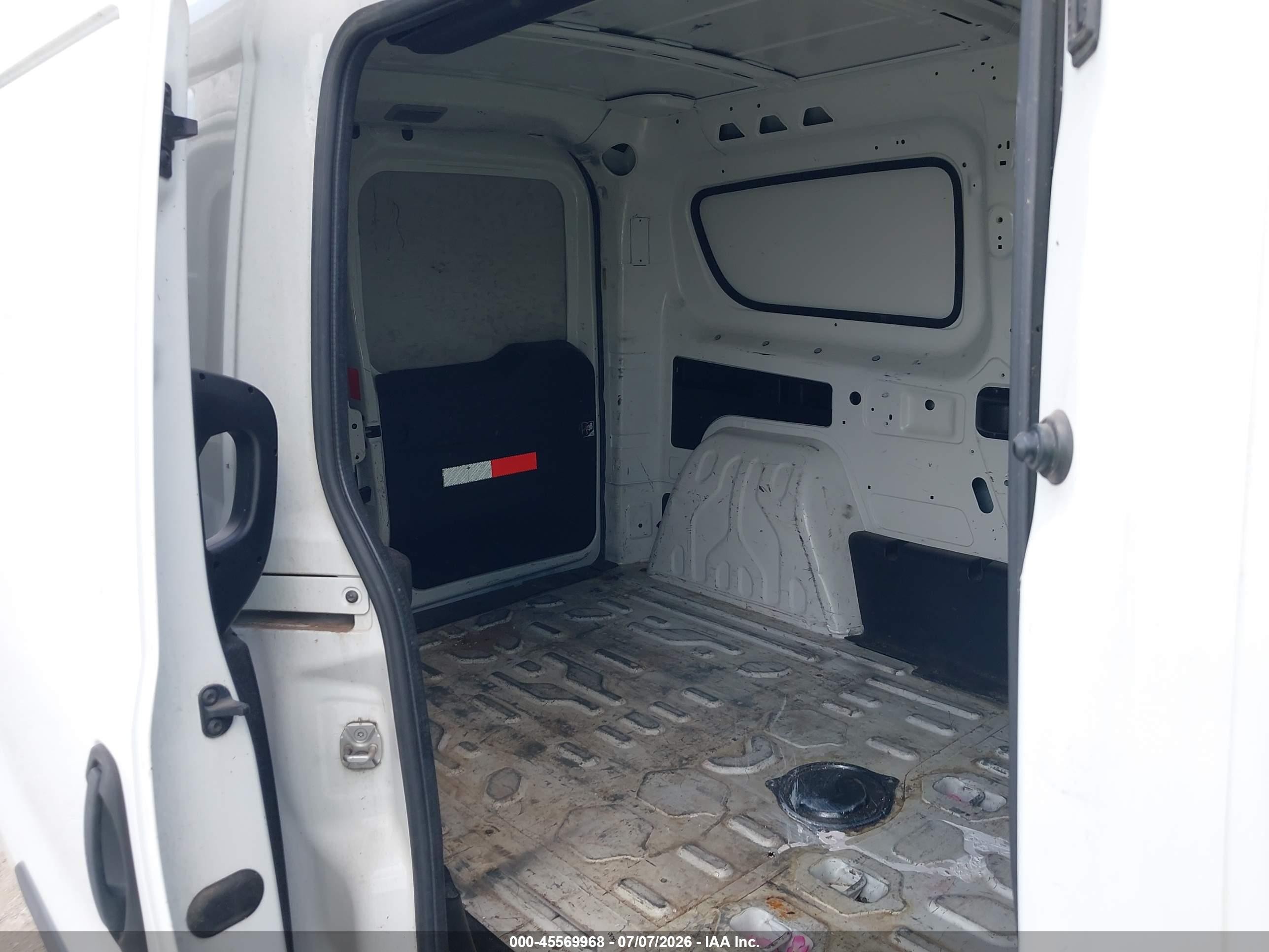 2015 Ram Promaster City Tradesman White vin: ZFBERFAT7F6A78312