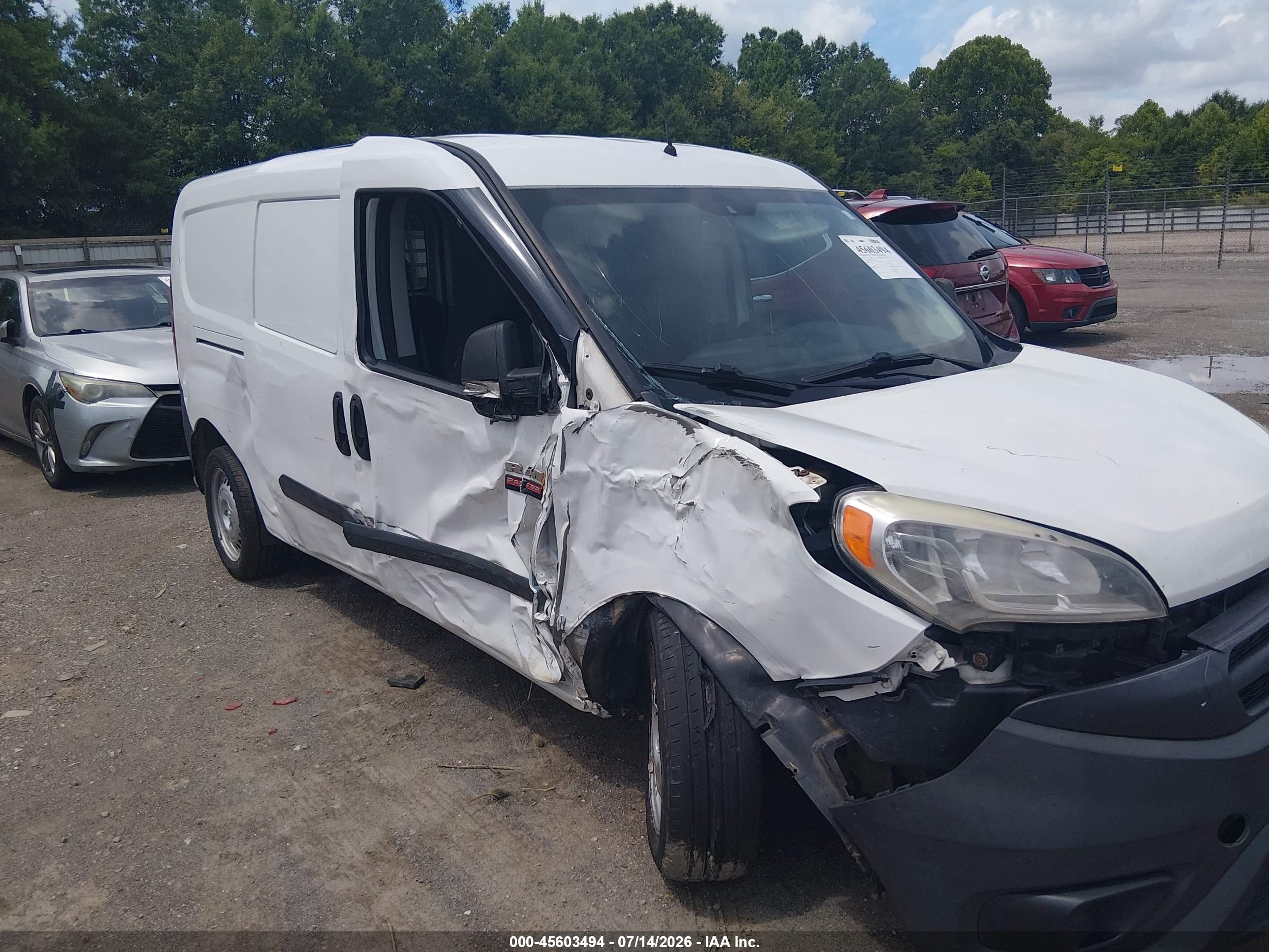 2015 Ram Promaster City Tradesman White vin: ZFBERFAT8F6979346