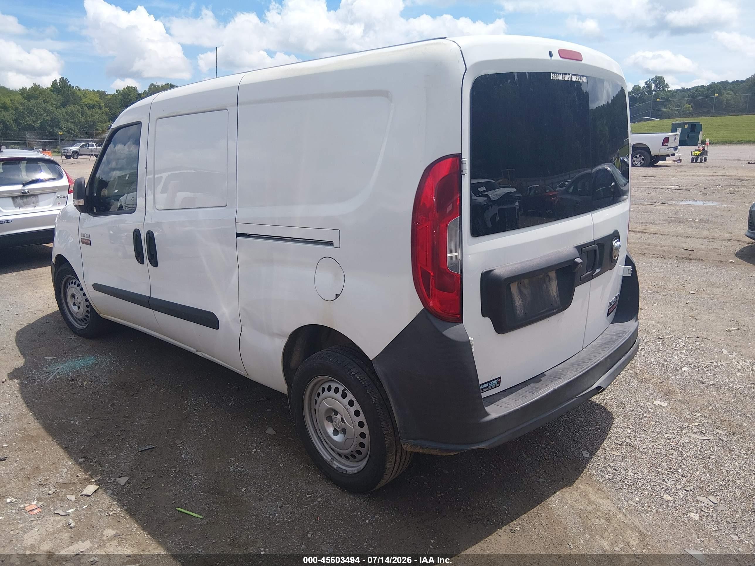 2015 Ram Promaster City Tradesman White vin: ZFBERFAT8F6979346