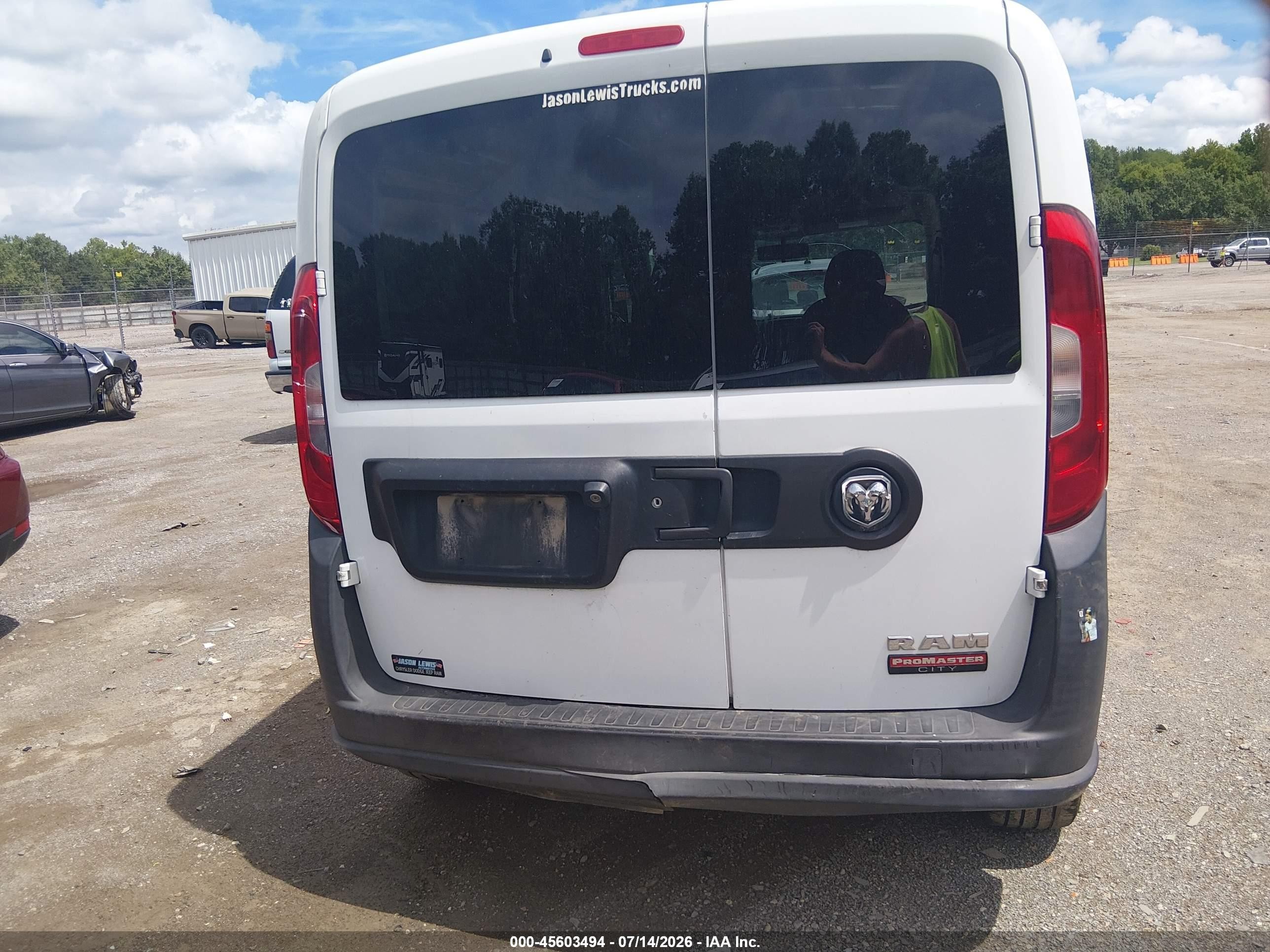 2015 Ram Promaster City Tradesman White vin: ZFBERFAT8F6979346