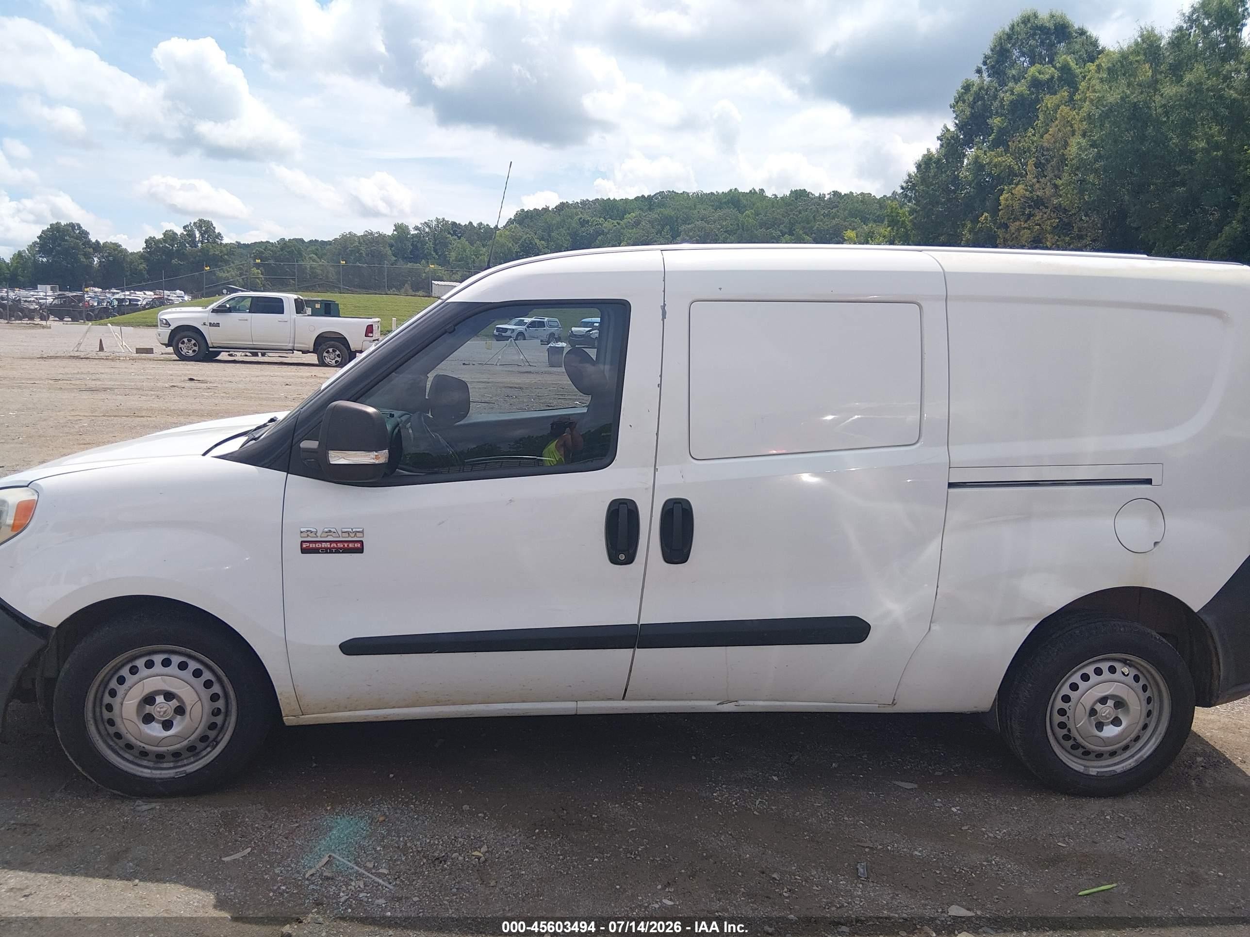 2015 Ram Promaster City Tradesman White vin: ZFBERFAT8F6979346