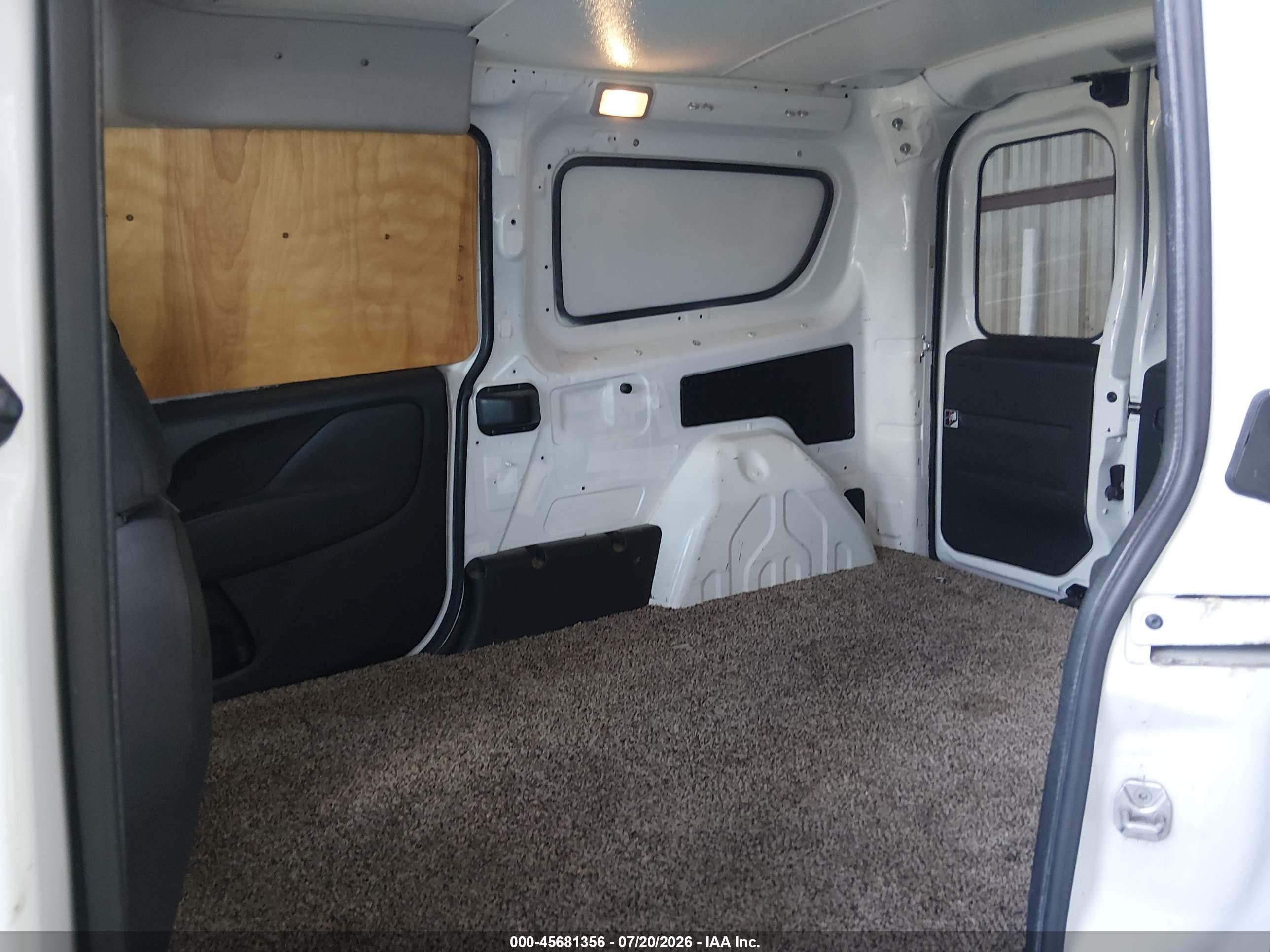 2015 Ram Promaster City Tradesman White vin: ZFBERFAT8F6A28048