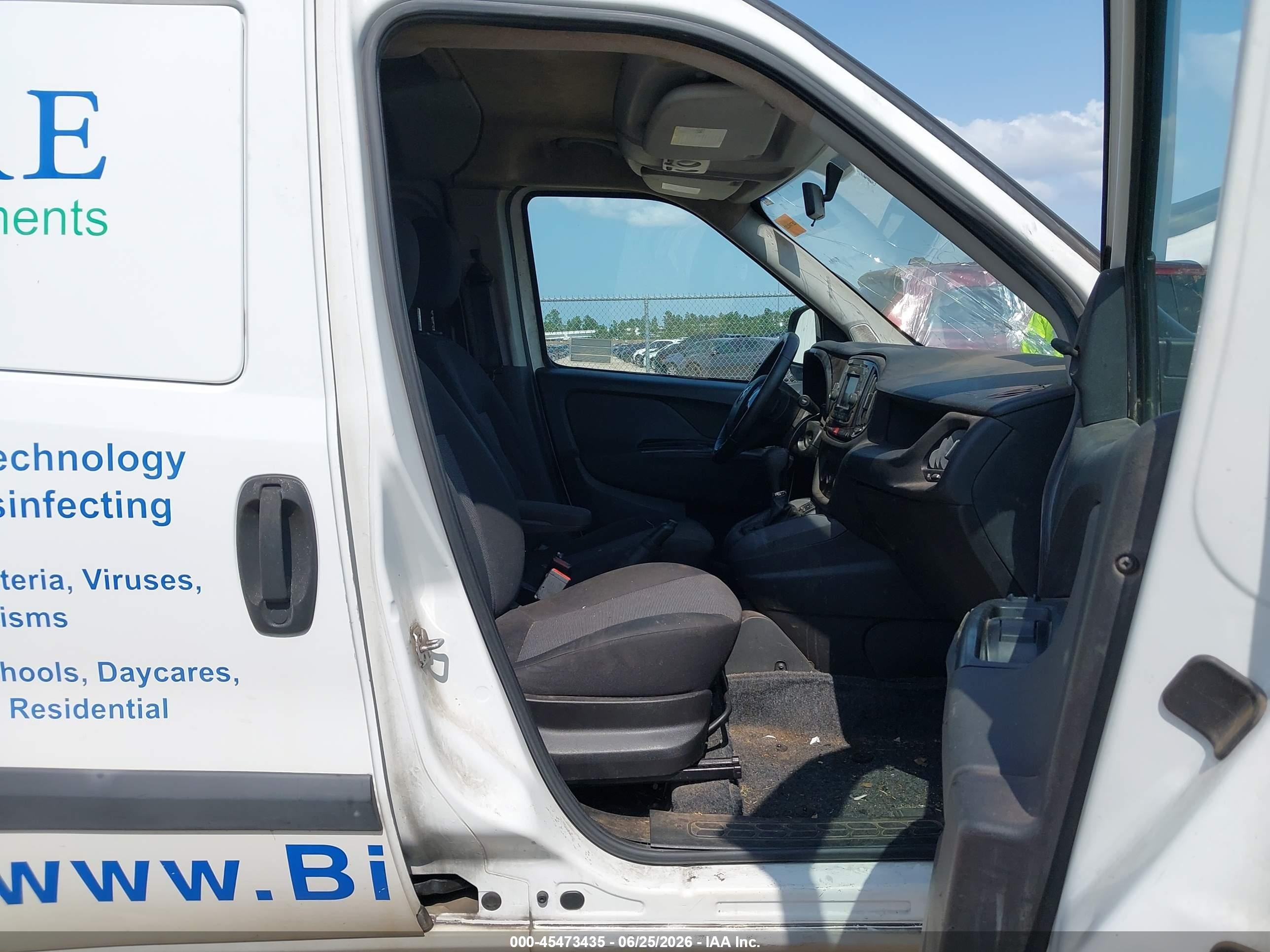 2015 Ram Promaster City Tradesman Белый vin: ZFBERFAT8F6A40880