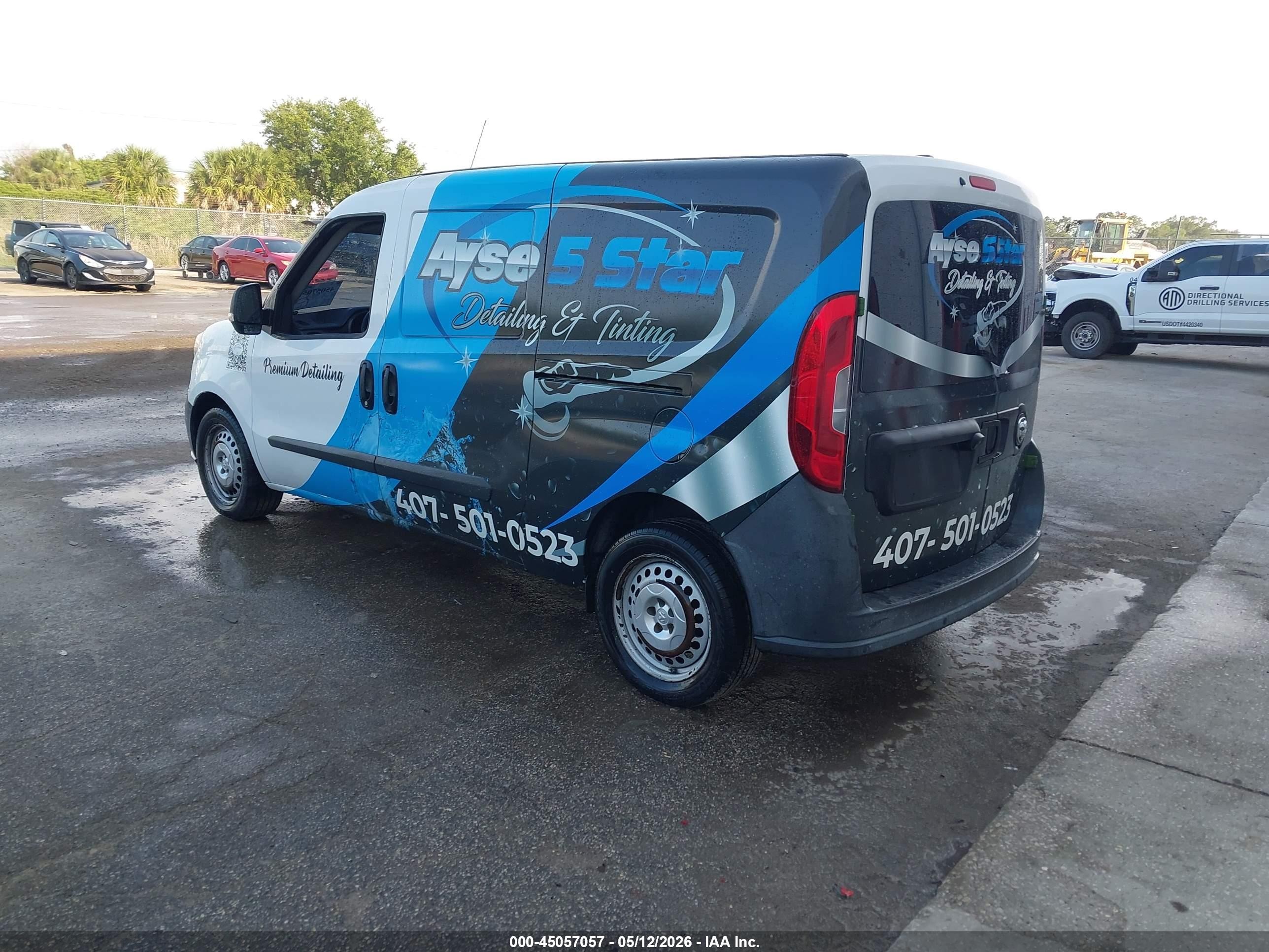 2015 Ram Promaster City Tradesman White vin: ZFBERFAT9F6A91420