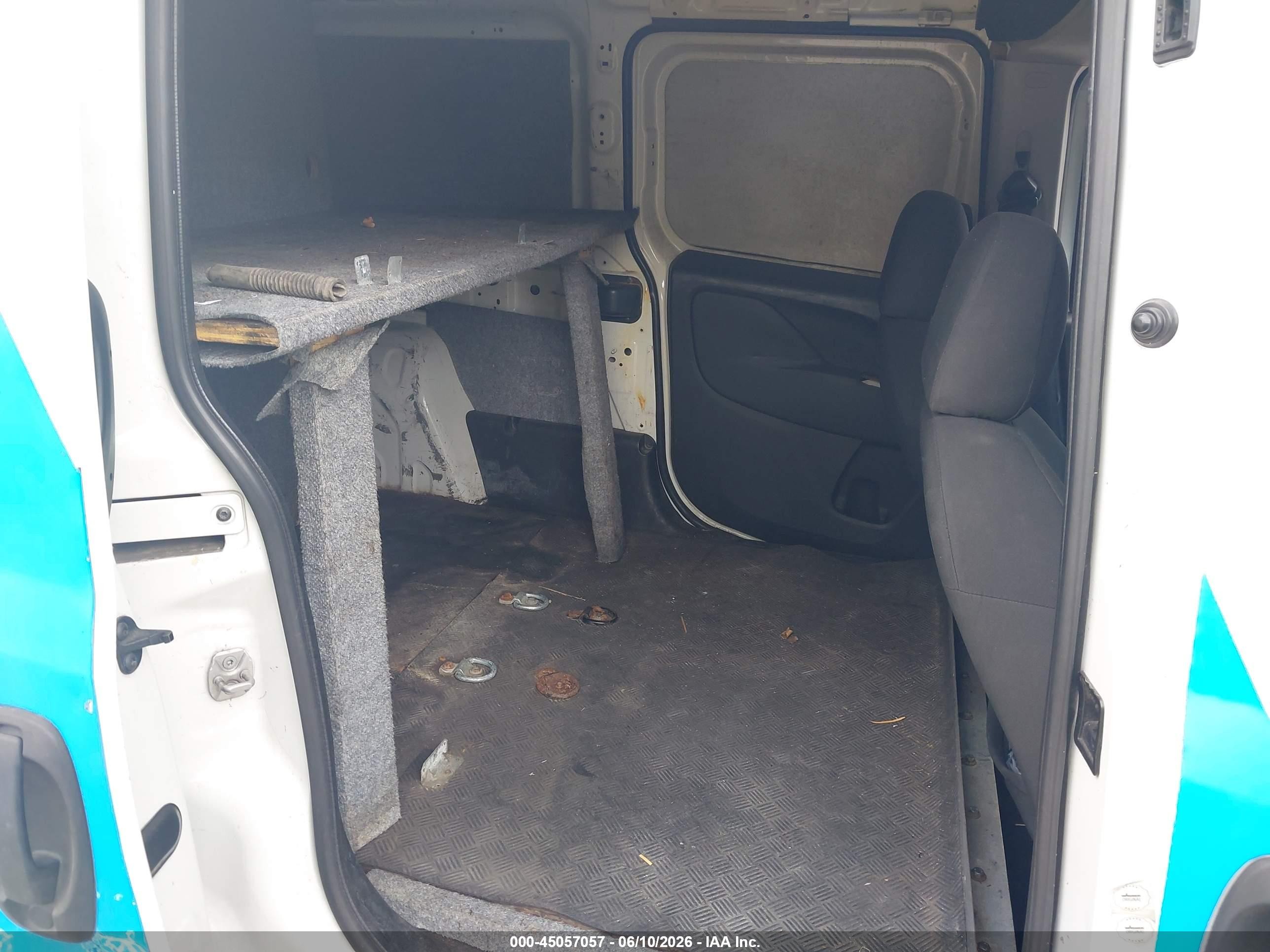 2015 Ram Promaster City Tradesman White vin: ZFBERFAT9F6A91420