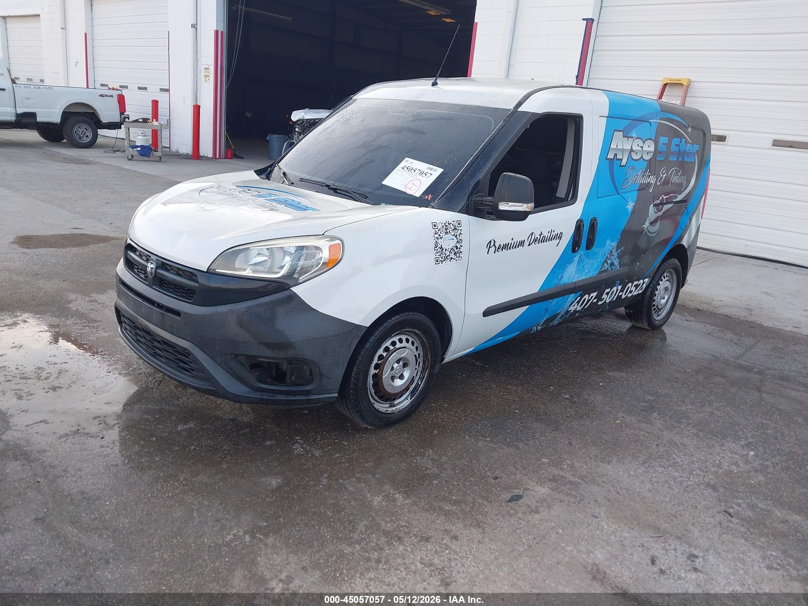 2015 Ram Promaster City Tradesman White vin: ZFBERFAT9F6A91420