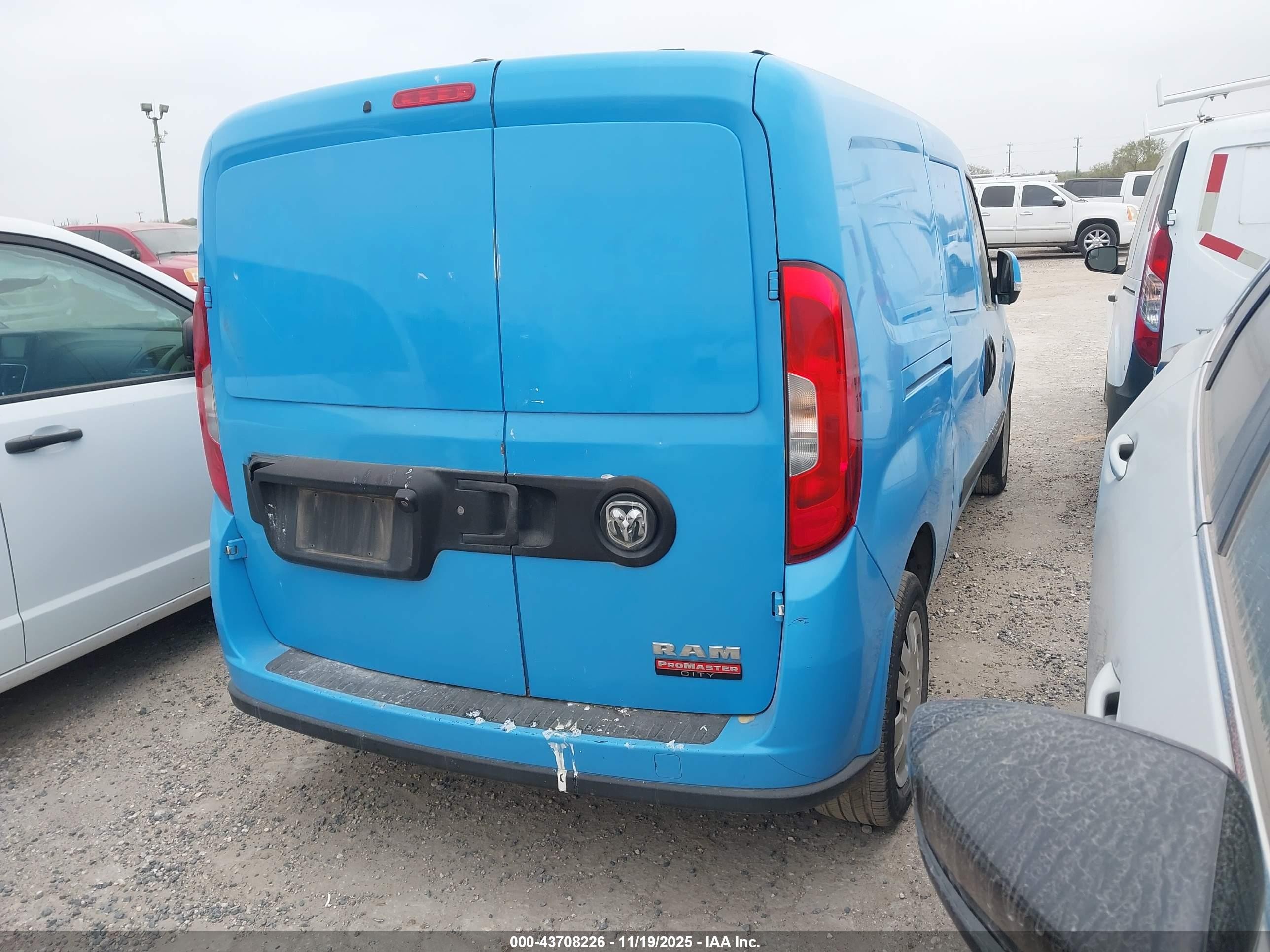 2018 Ram Promaster City Tradesman Slt Blue vin: ZFBERFBB5J6L30330