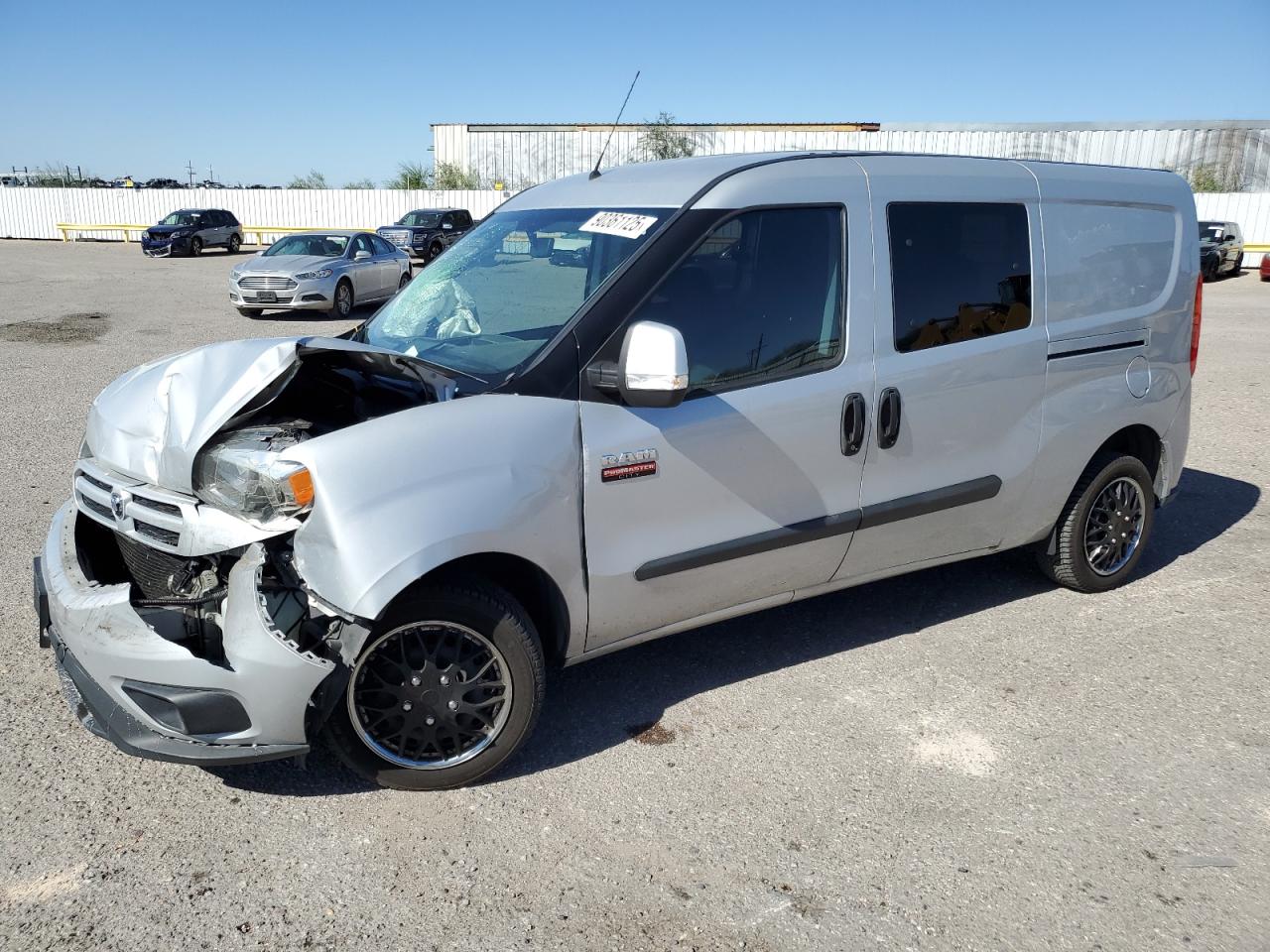 2018 Ram Promaster City Slt Silver vin: ZFBERFBB9J6K48777