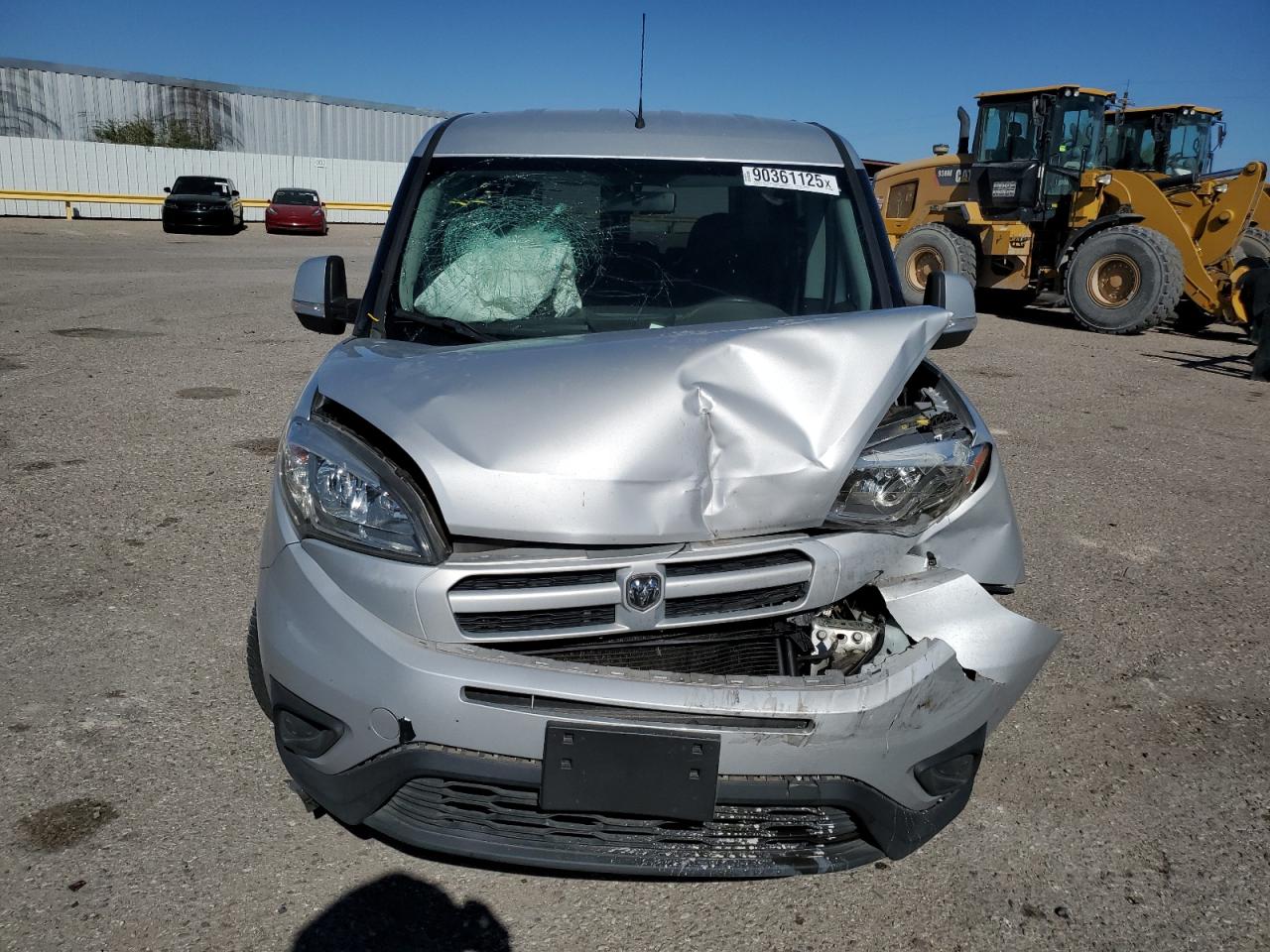 2018 Ram Promaster City Slt Silver vin: ZFBERFBB9J6K48777