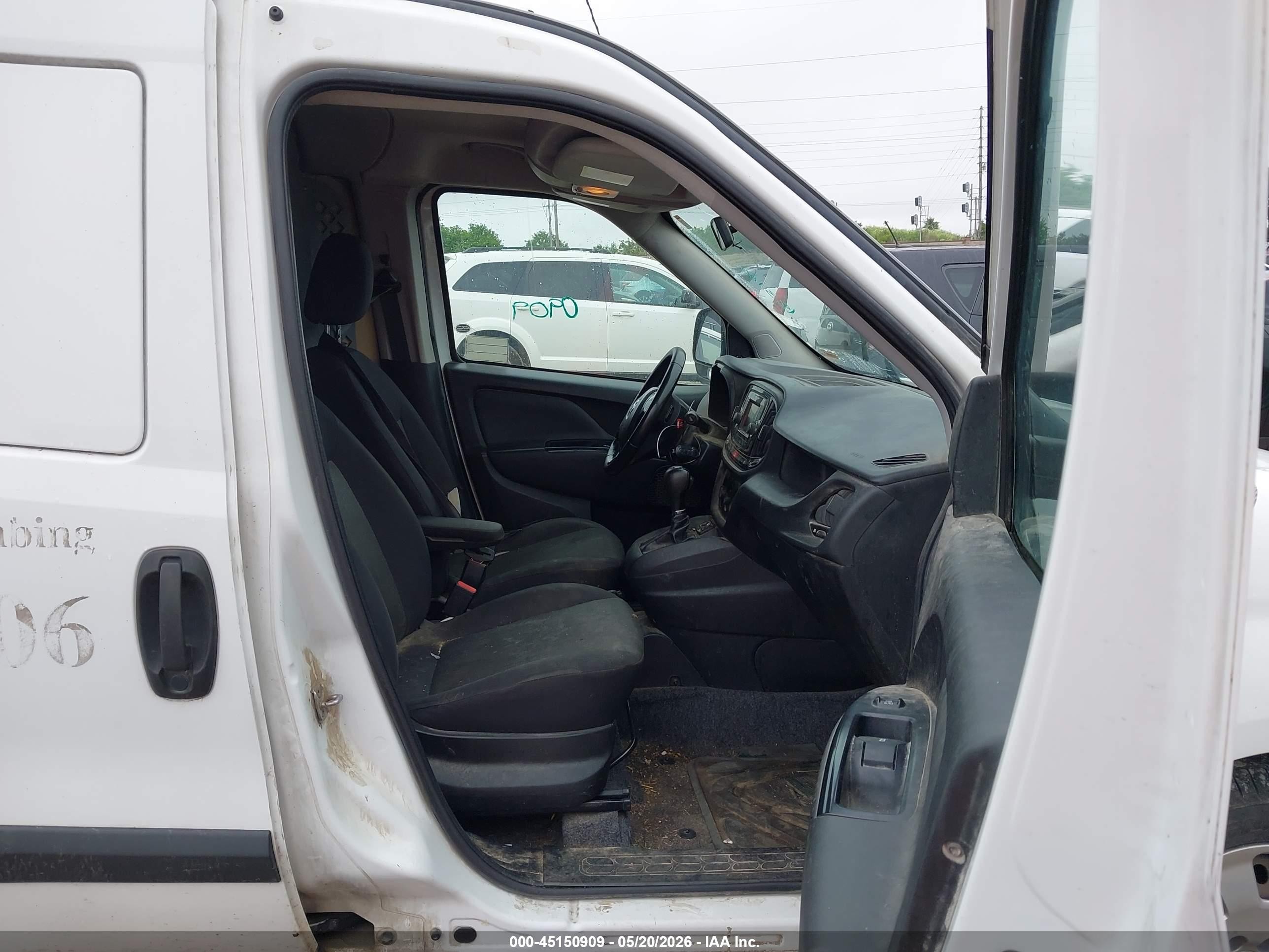 2015 Ram Promaster City Tradesman Slt White vin: ZFBERFBT0F6957887
