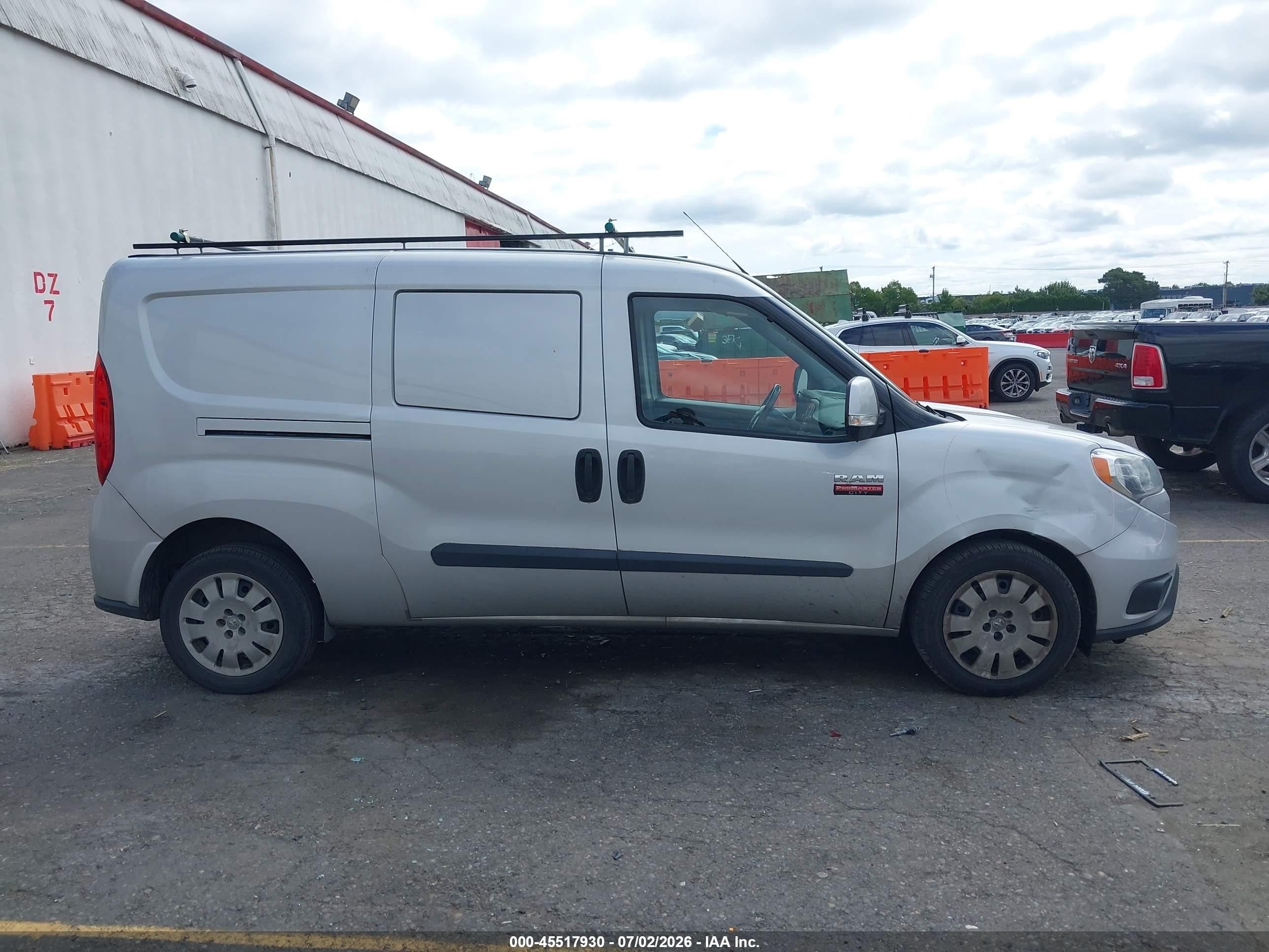 2015 Ram Promaster City Tradesman Slt Silver vin: ZFBERFBT0F6A50625