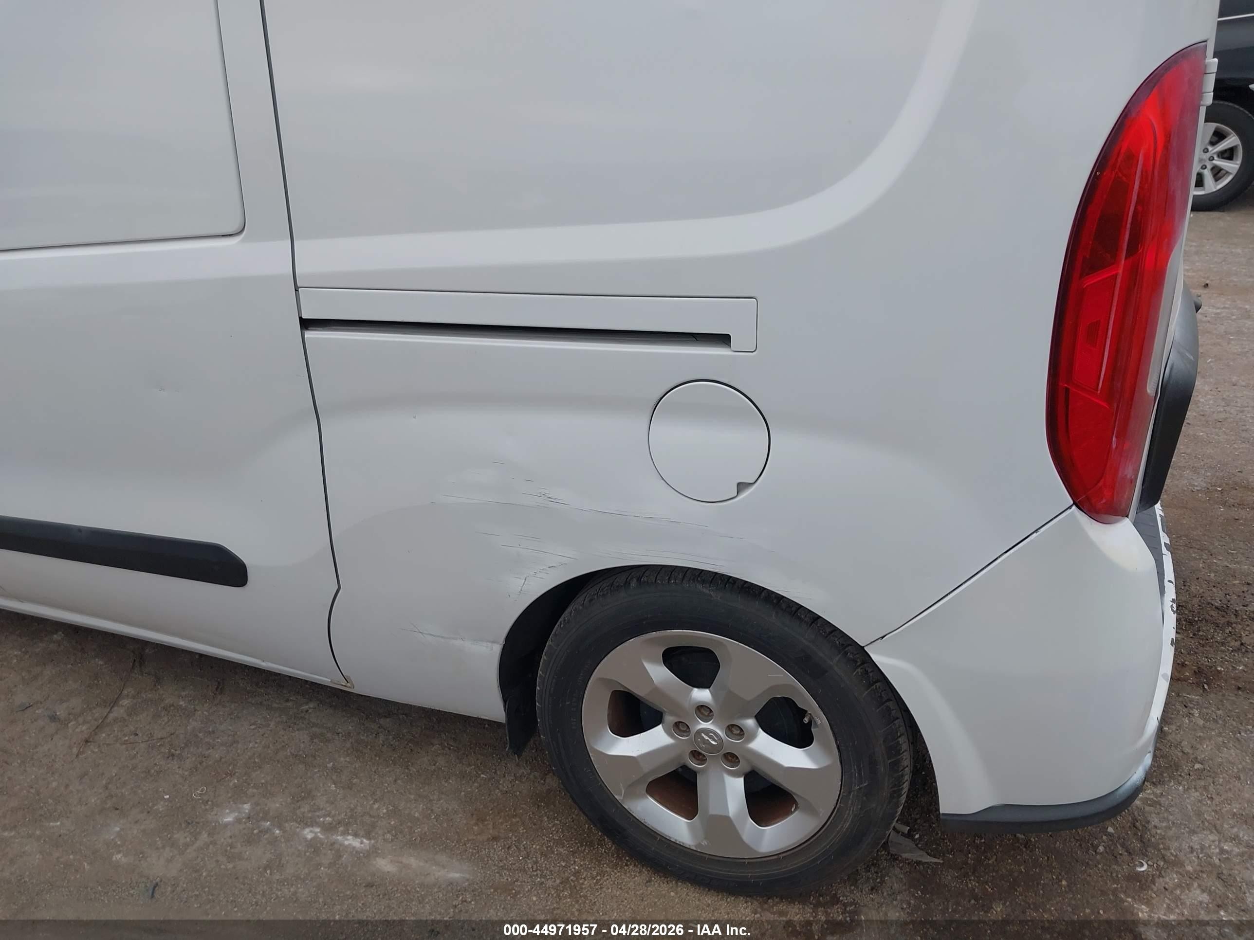 2015 Ram Promaster City Tradesman Slt White vin: ZFBERFBT1F6A48382