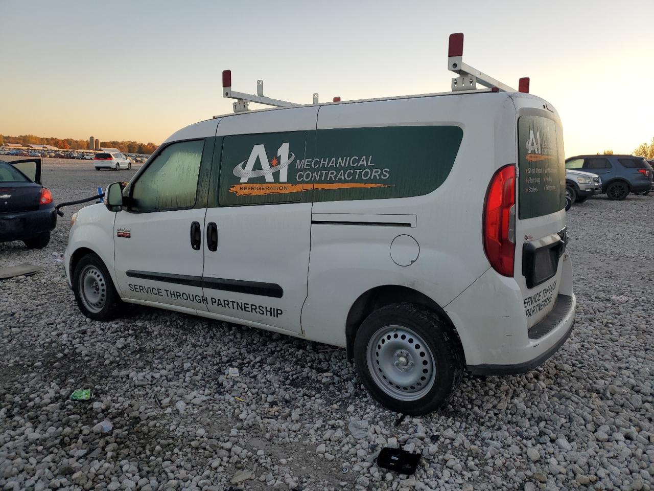 2015 Ram Promaster City Slt White vin: ZFBERFBT4F6951879