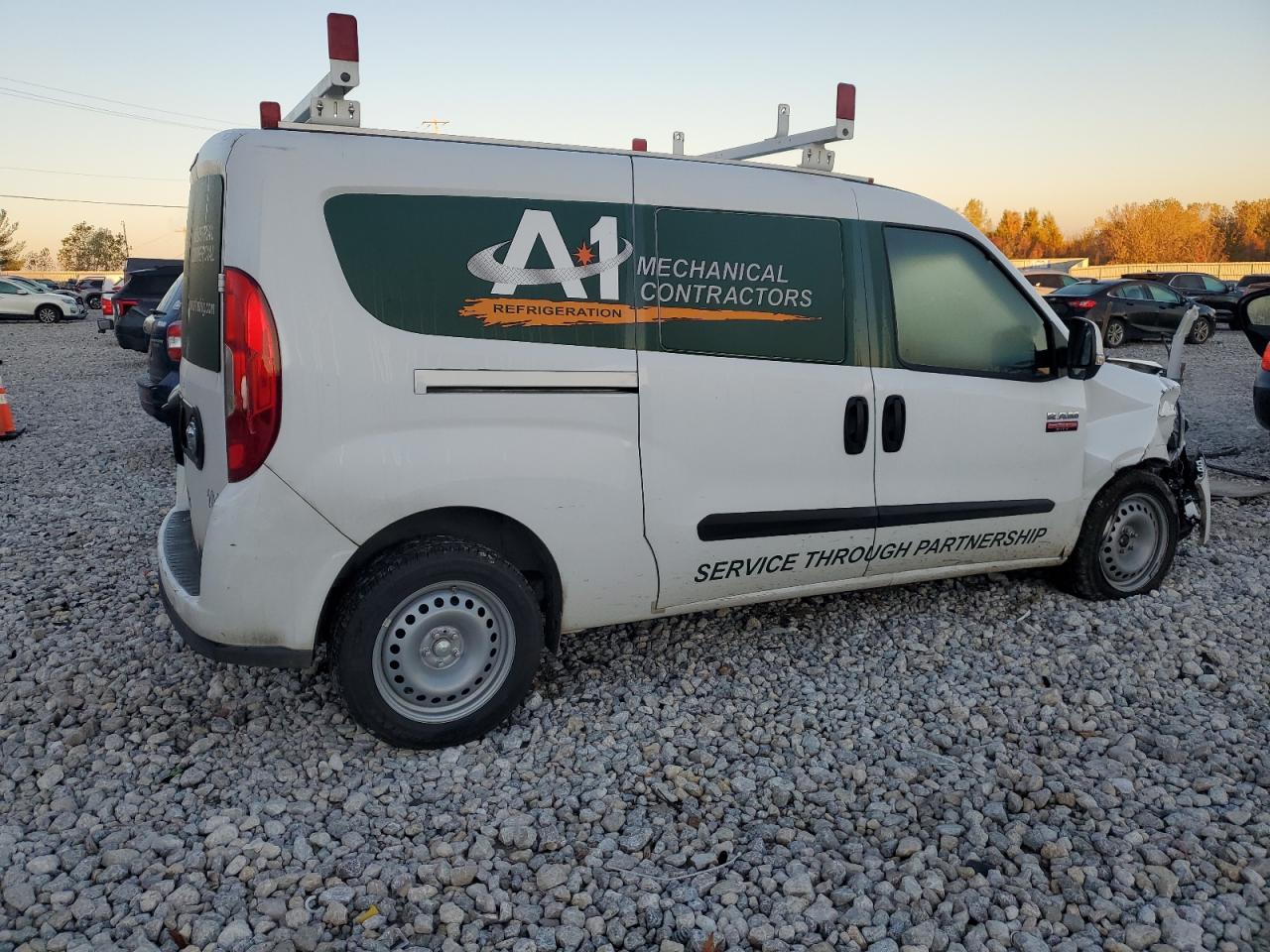 2015 Ram Promaster City Slt White vin: ZFBERFBT4F6951879