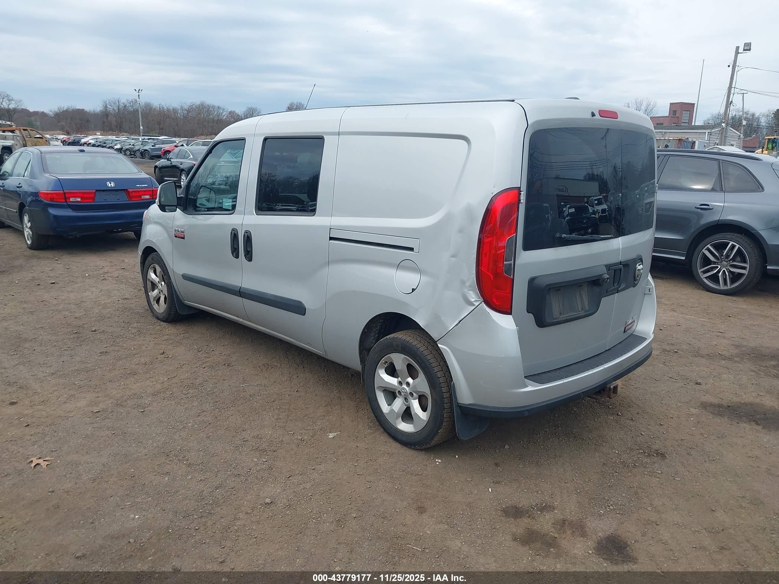 2015 Ram Promaster City Tradesman Slt Gray vin: ZFBERFBT5F6A75598