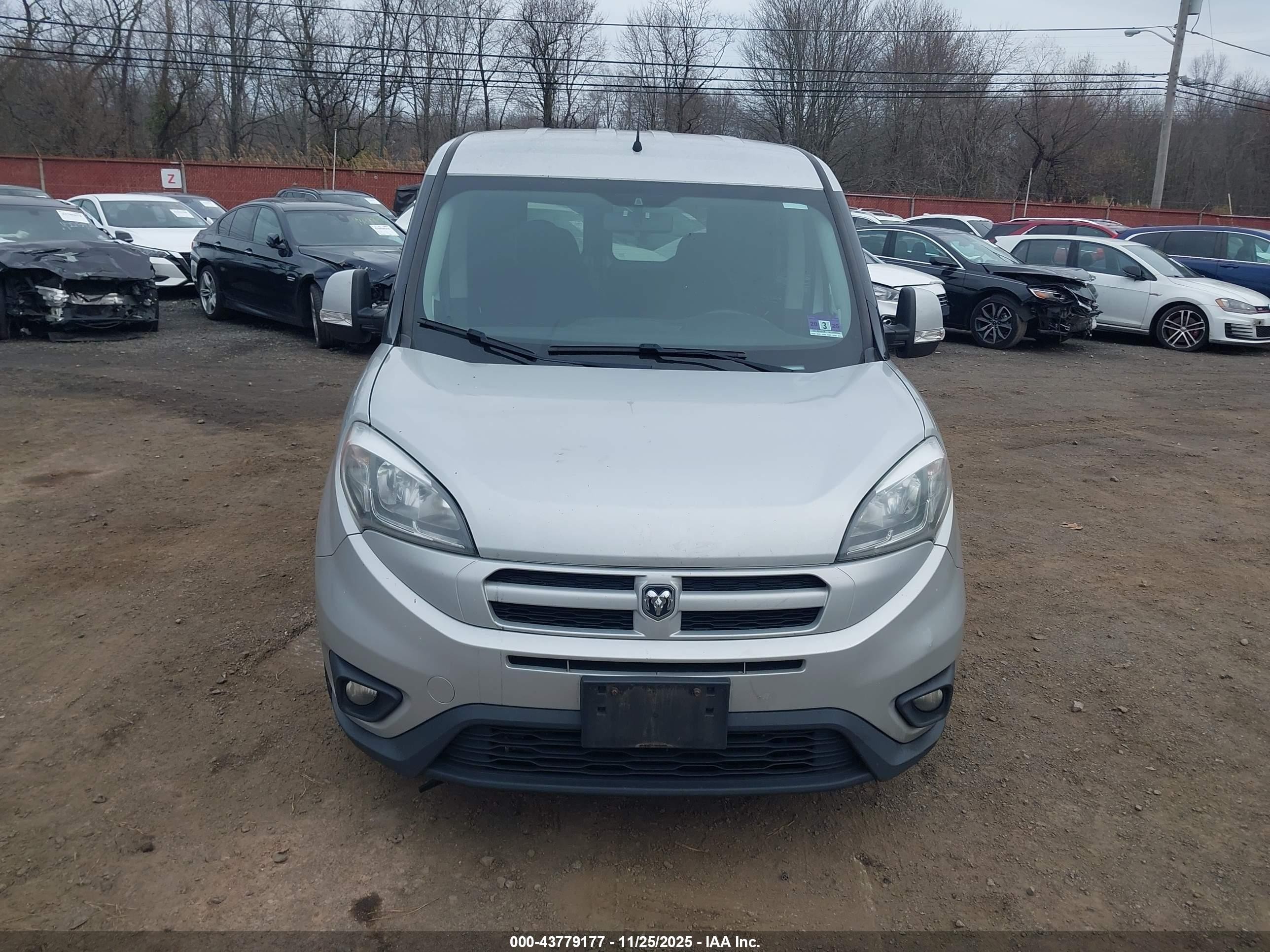 2015 Ram Promaster City Tradesman Slt Gray vin: ZFBERFBT5F6A75598