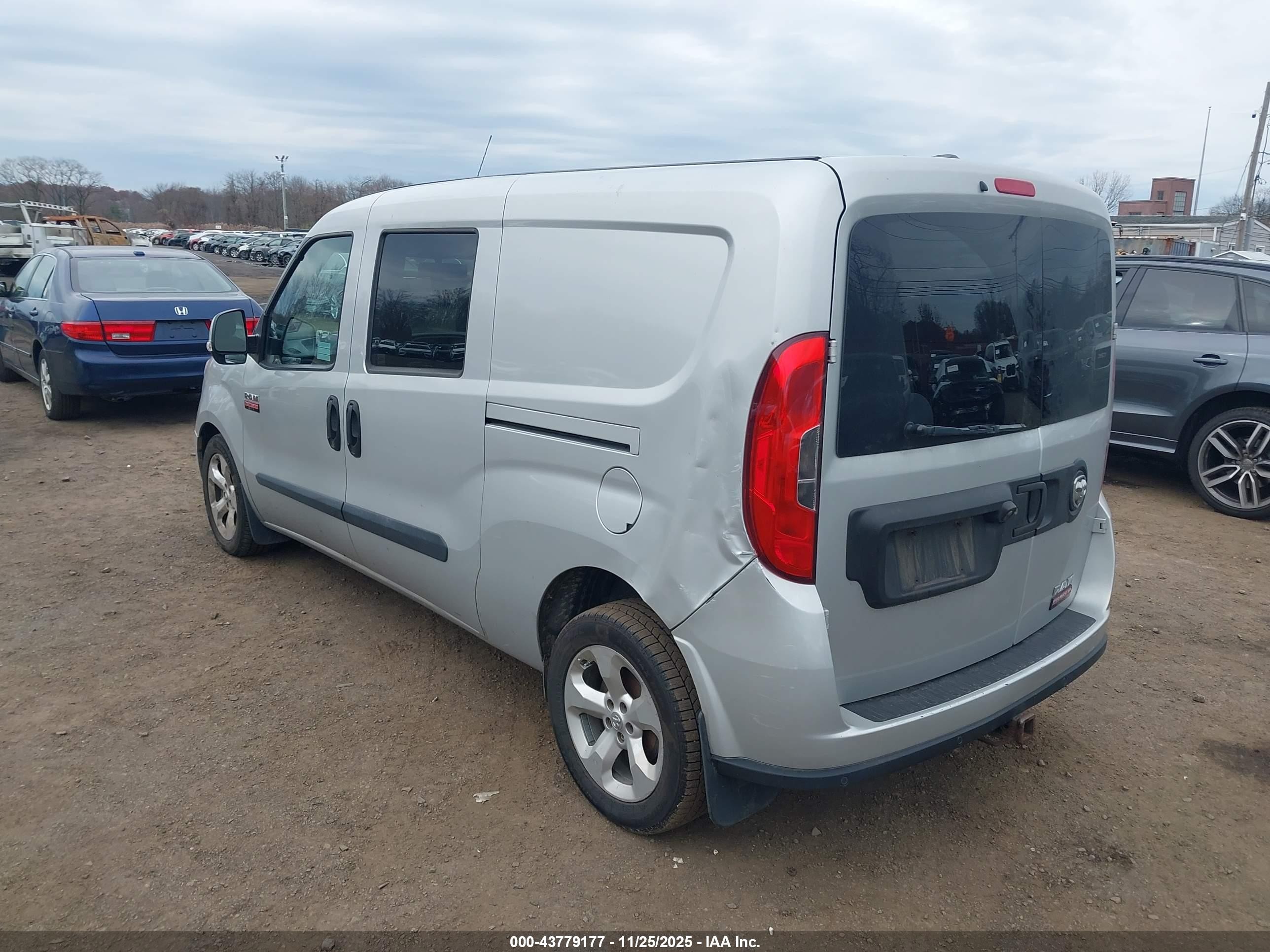 2015 Ram Promaster City Tradesman Slt Gray vin: ZFBERFBT5F6A75598