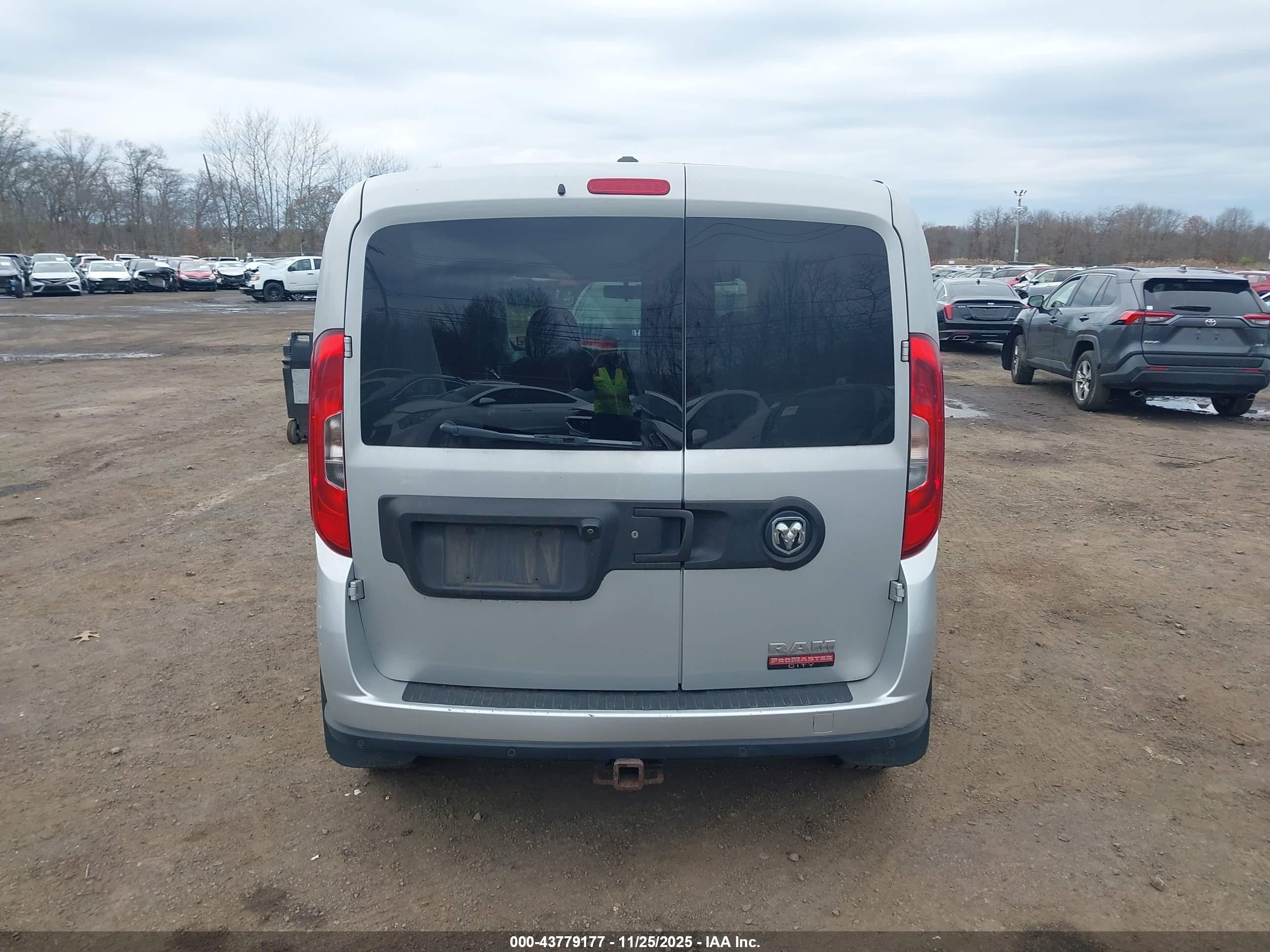 2015 Ram Promaster City Tradesman Slt Gray vin: ZFBERFBT5F6A75598