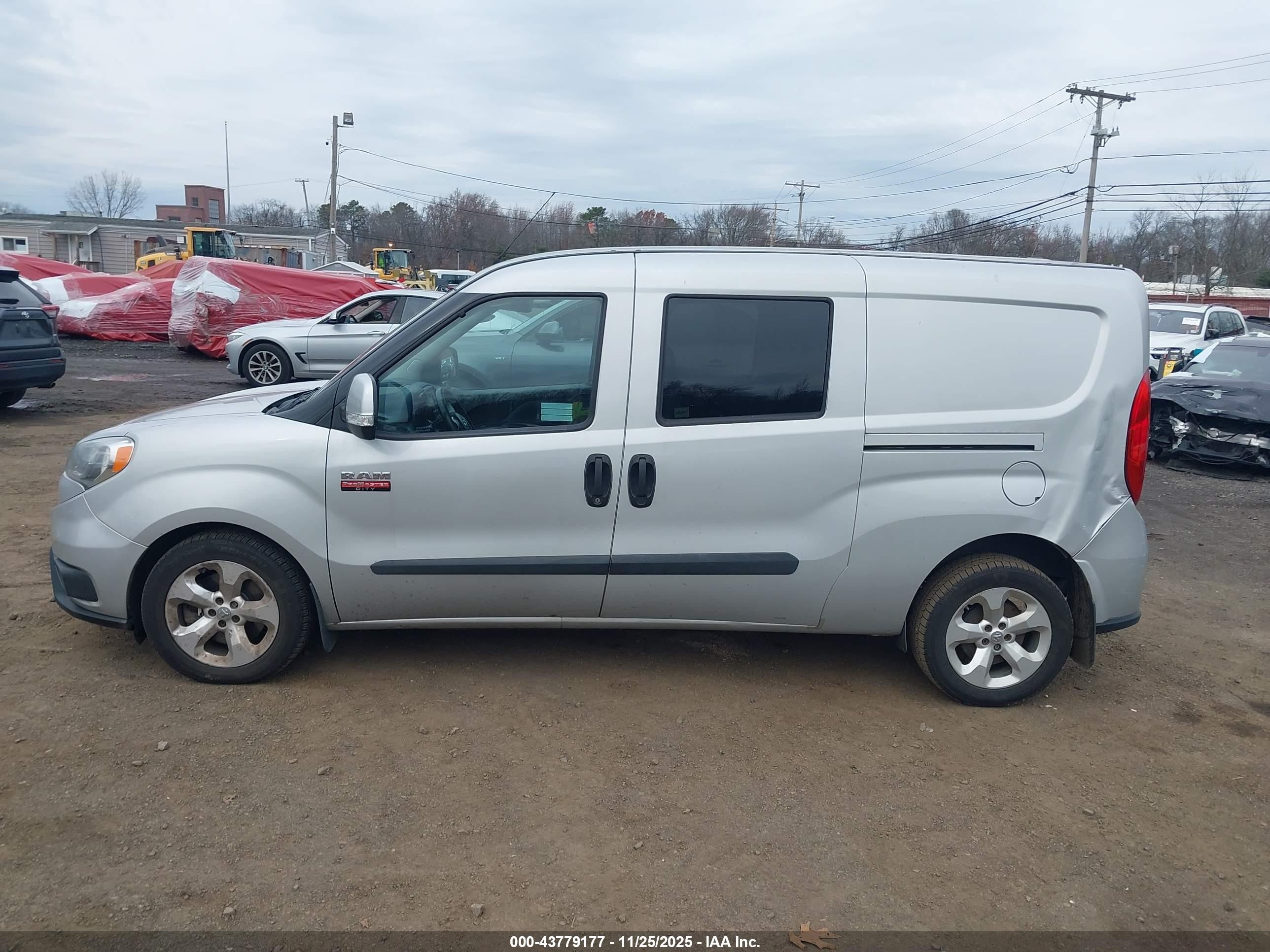 2015 Ram Promaster City Tradesman Slt Gray vin: ZFBERFBT5F6A75598