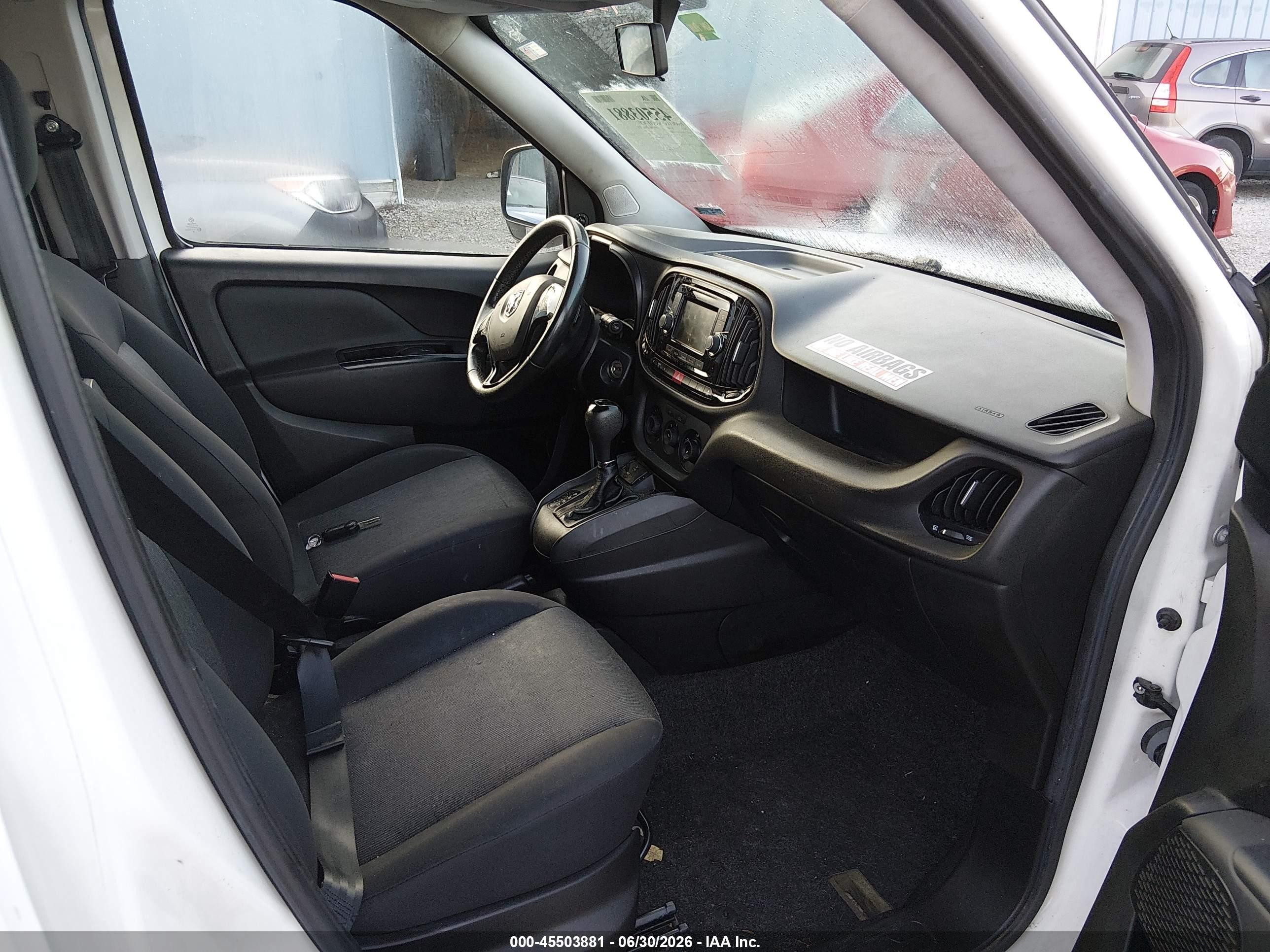 2015 Ram Promaster City Tradesman Slt White vin: ZFBERFBT6F6A66067