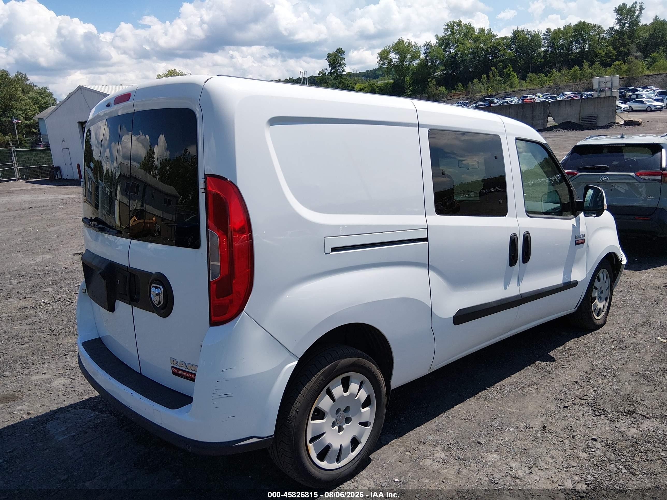 2015 Ram Promaster City Tradesman Slt White vin: ZFBERFBT6F6A66232