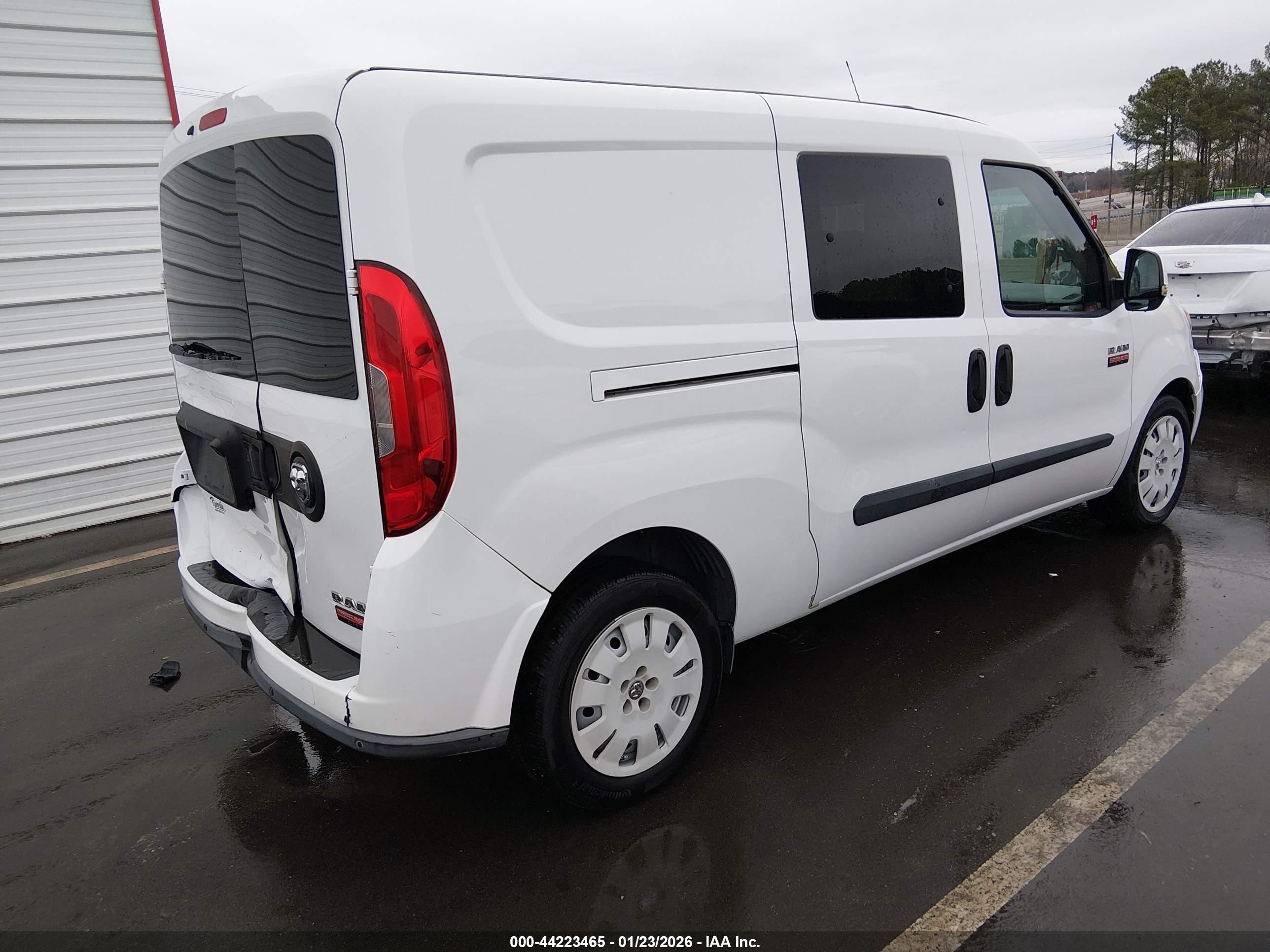 2015 Ram Promaster City Tradesman Slt White vin: ZFBERFBT6F6A69468