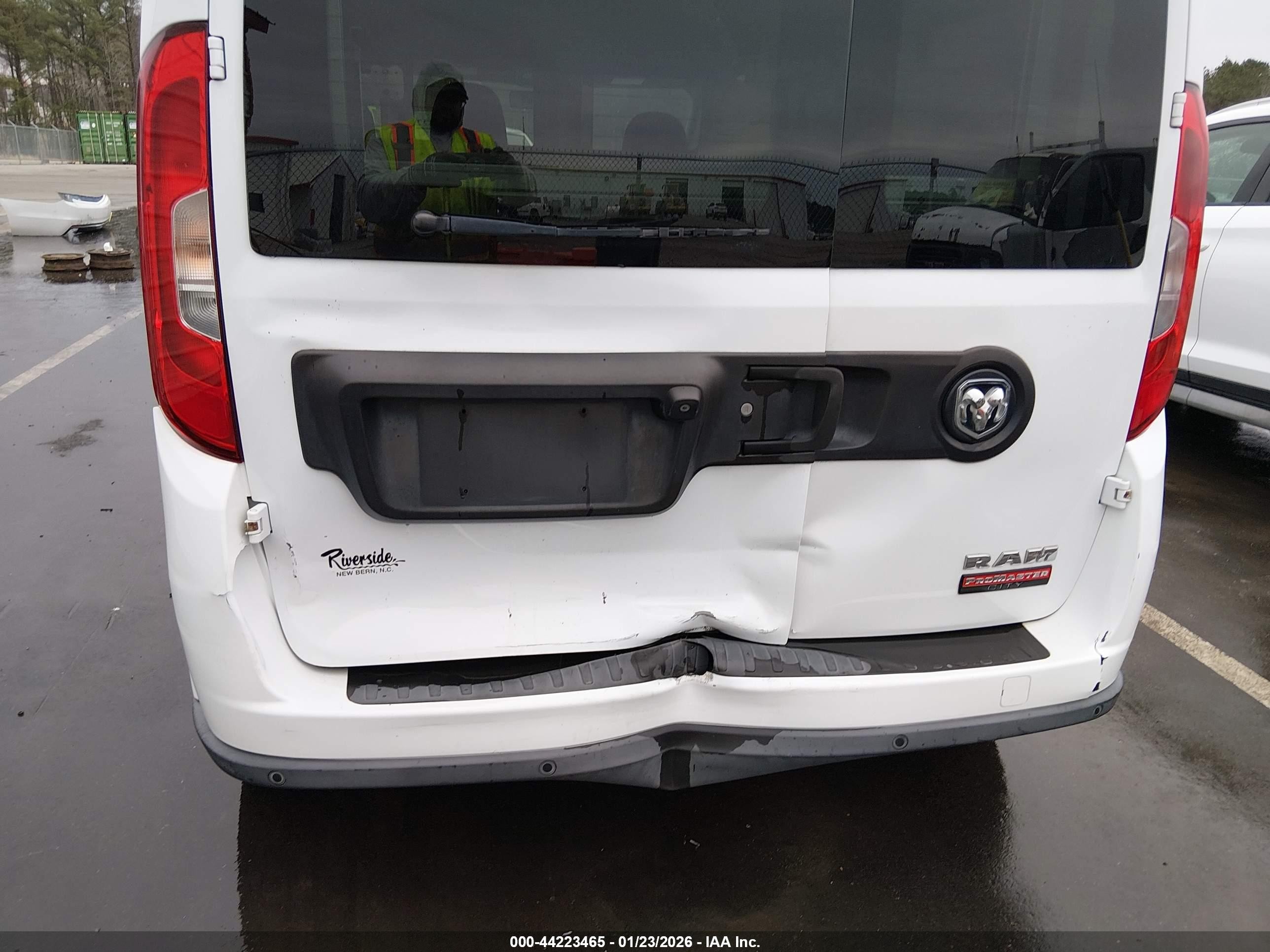 2015 Ram Promaster City Tradesman Slt White vin: ZFBERFBT6F6A69468