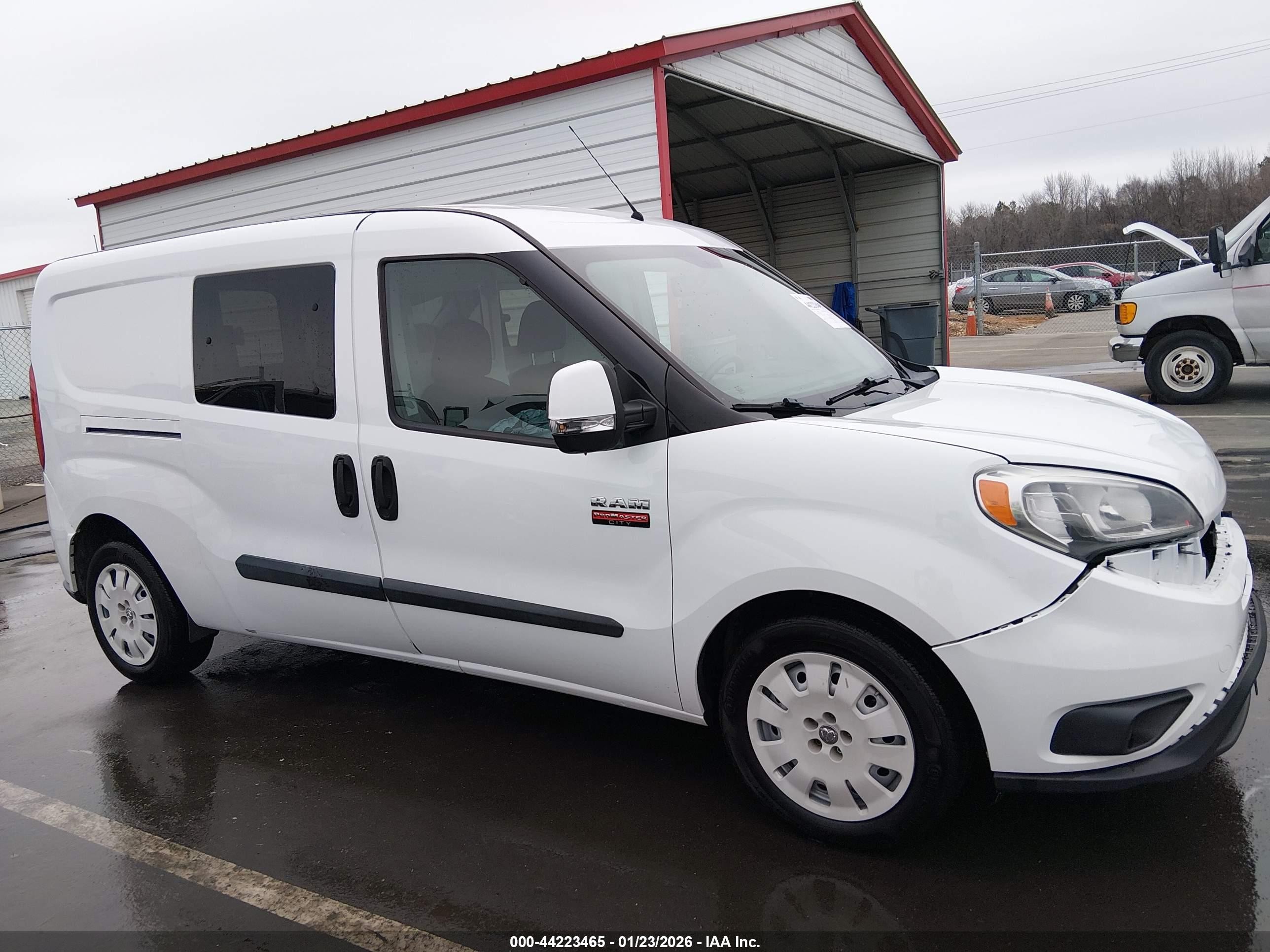 2015 Ram Promaster City Tradesman Slt White vin: ZFBERFBT6F6A69468