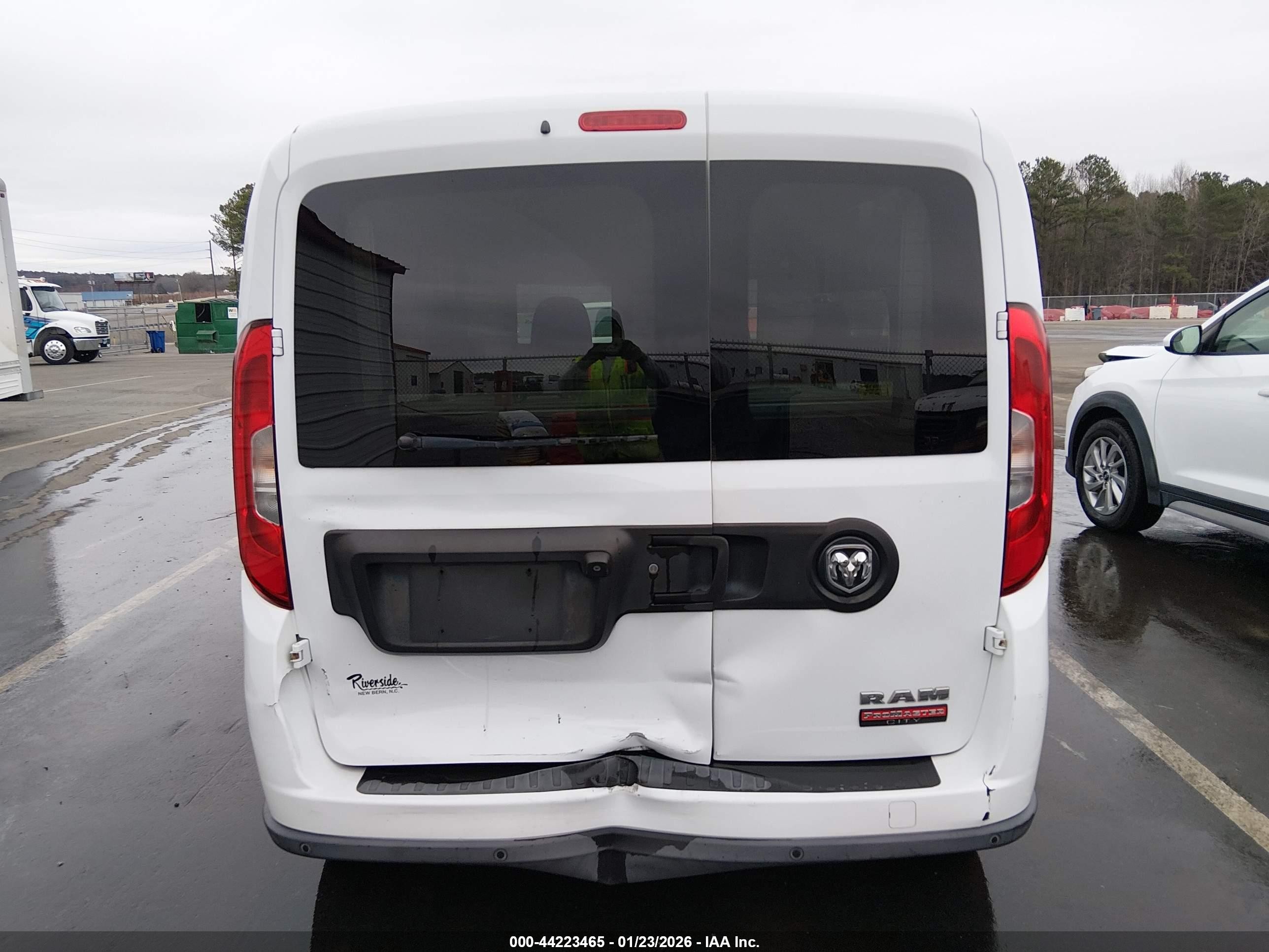 2015 Ram Promaster City Tradesman Slt White vin: ZFBERFBT6F6A69468